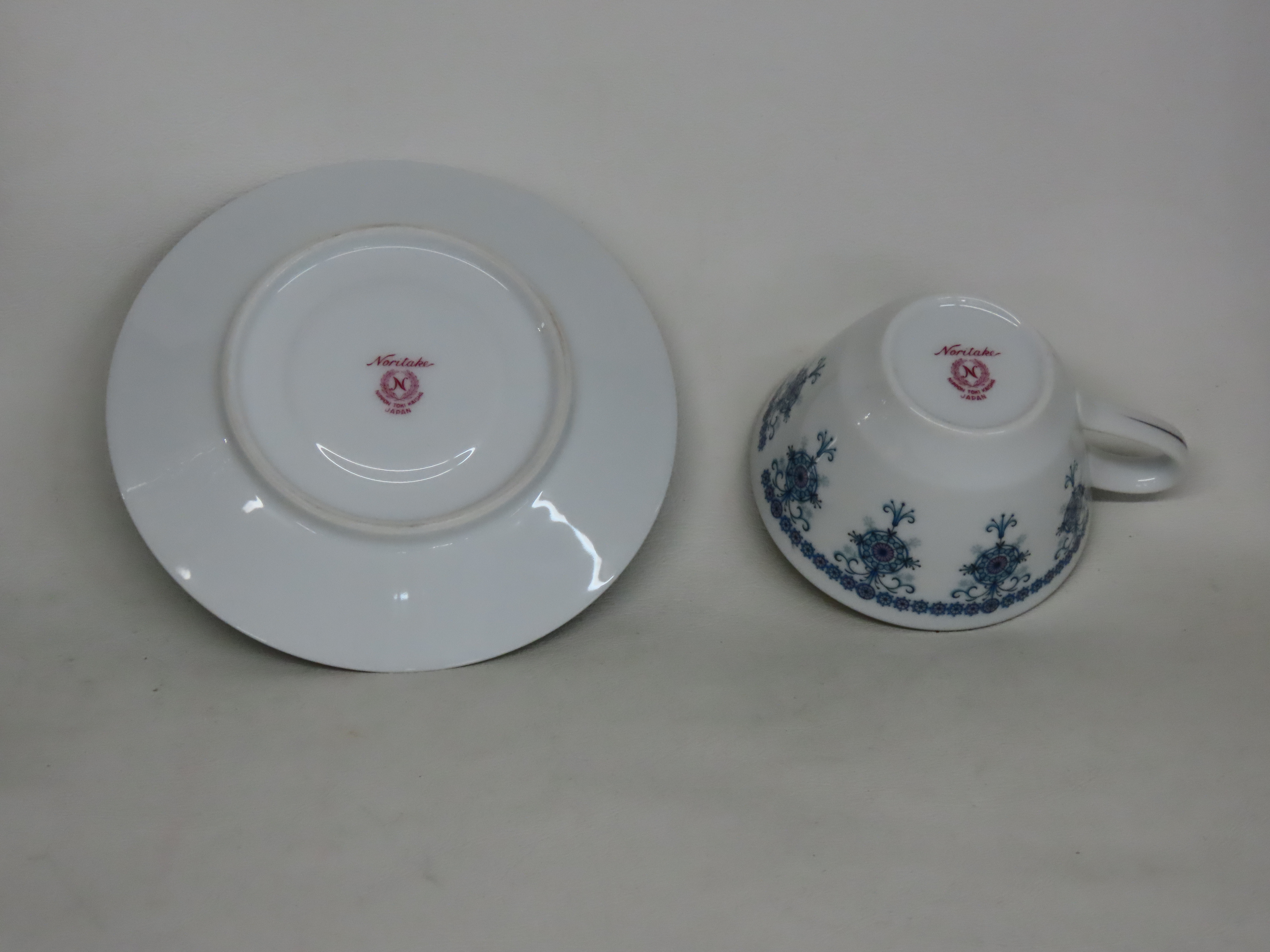 Noritake Nippon Toki Kaisha Japan Bone China Tea Cup and Saucer