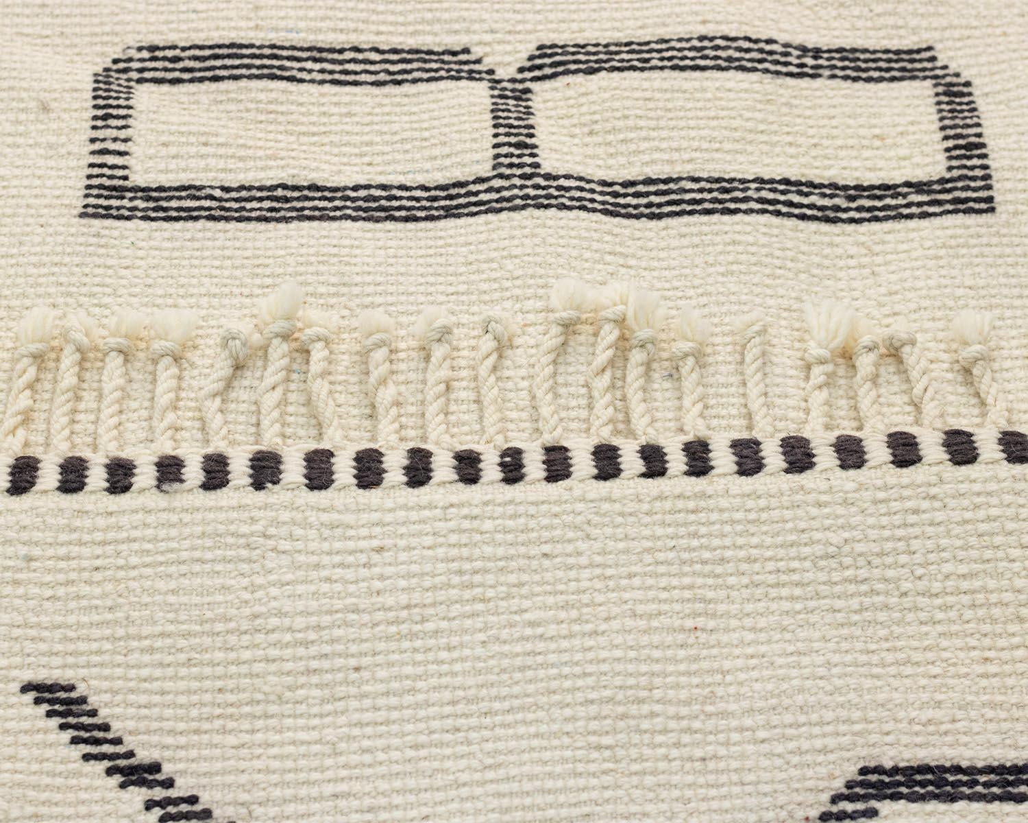 Hand-Knotted Wool Runner Rug by Azele Studio