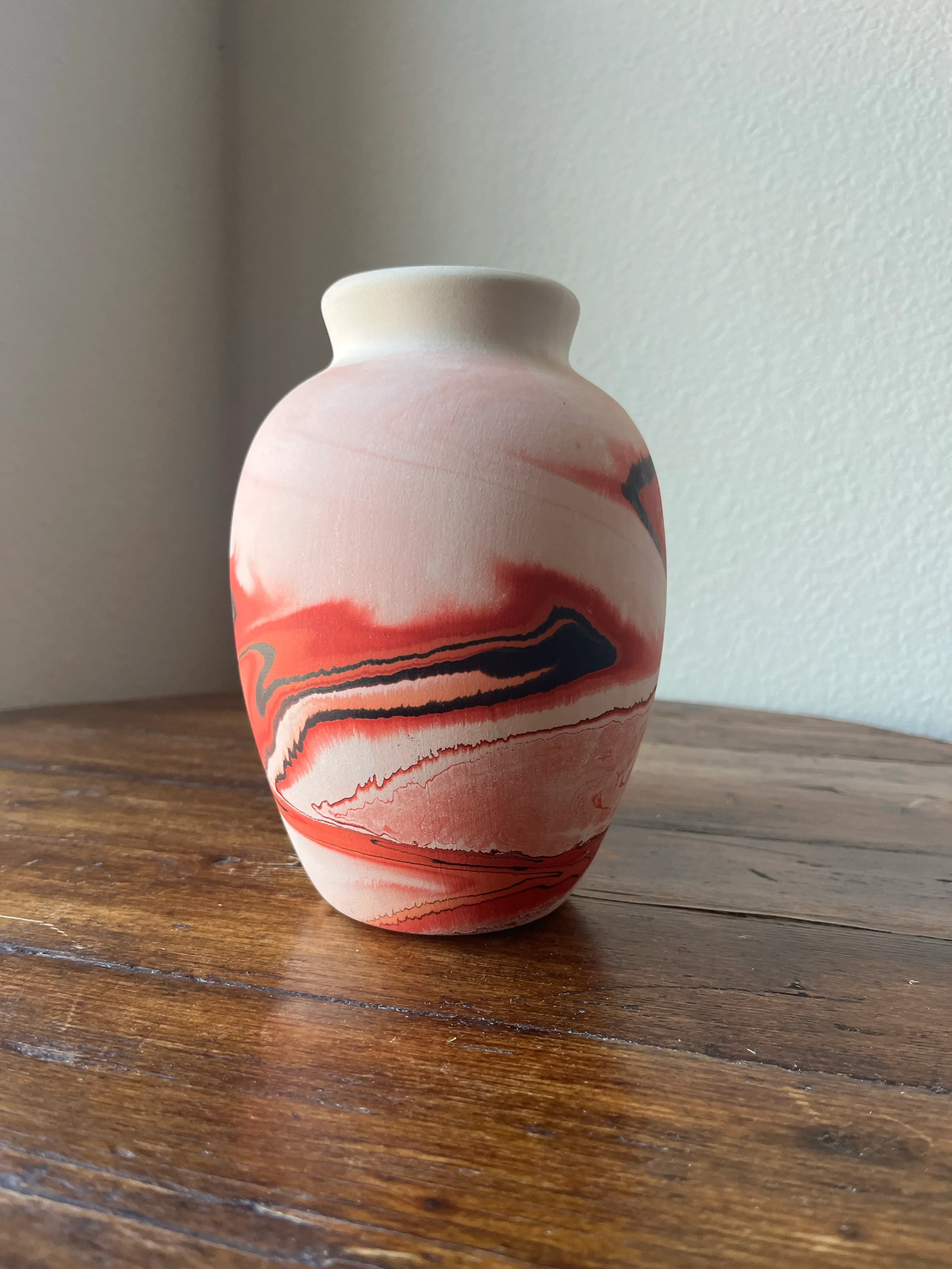 Nemadji Pottery Vase 7” | Chairish