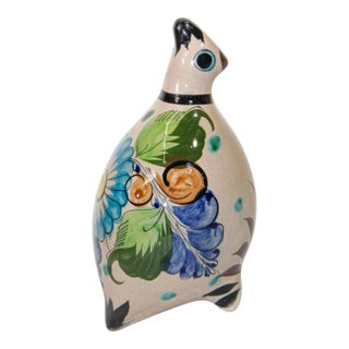 工芸品 Tonala pottery bird Vintage Mexican Tonala Pottery Hand Painted Bird | eBay
