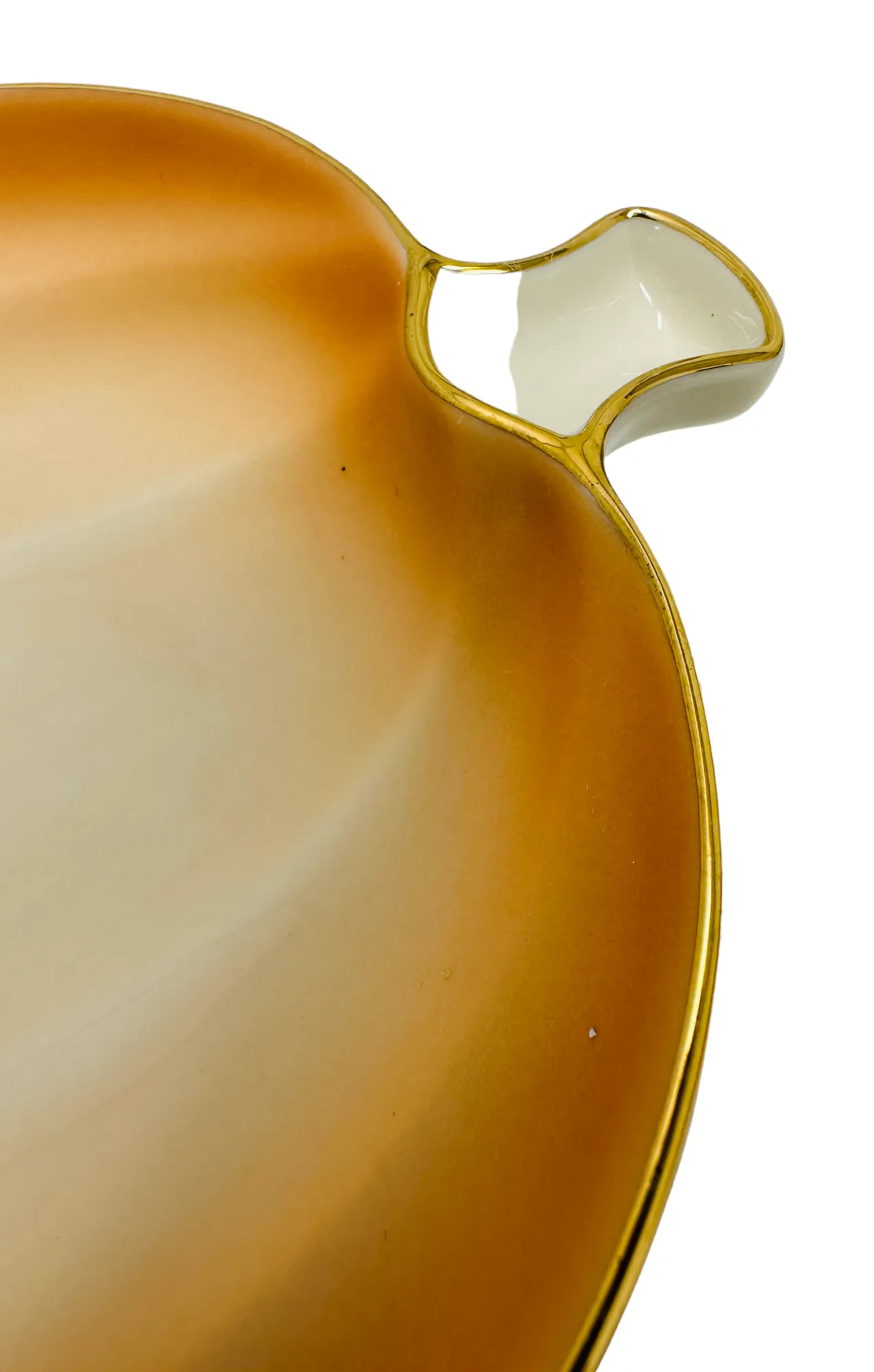 Vintage Lenox China Pumpkin Dishes With 24k Gold Edge a Set of 5