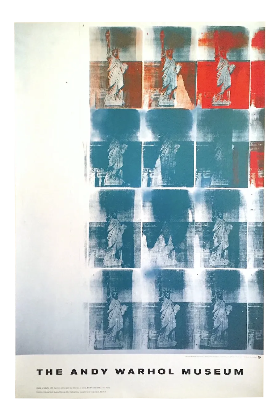 Andy Warhol Foundation Vintage 1993 Lithograph Print XL Monumental Pop