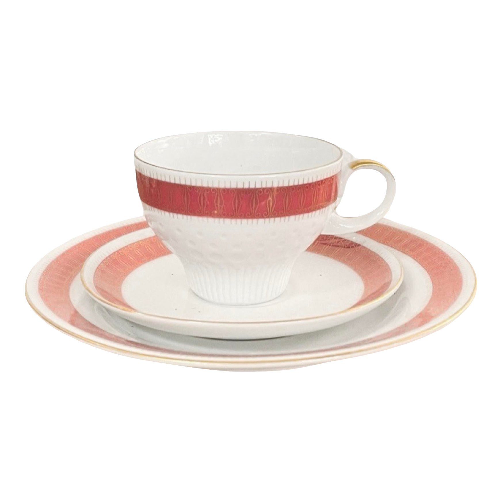 Trio, Breakfast Set, New Look, Kahla Volkstedt, Germany 1960s 