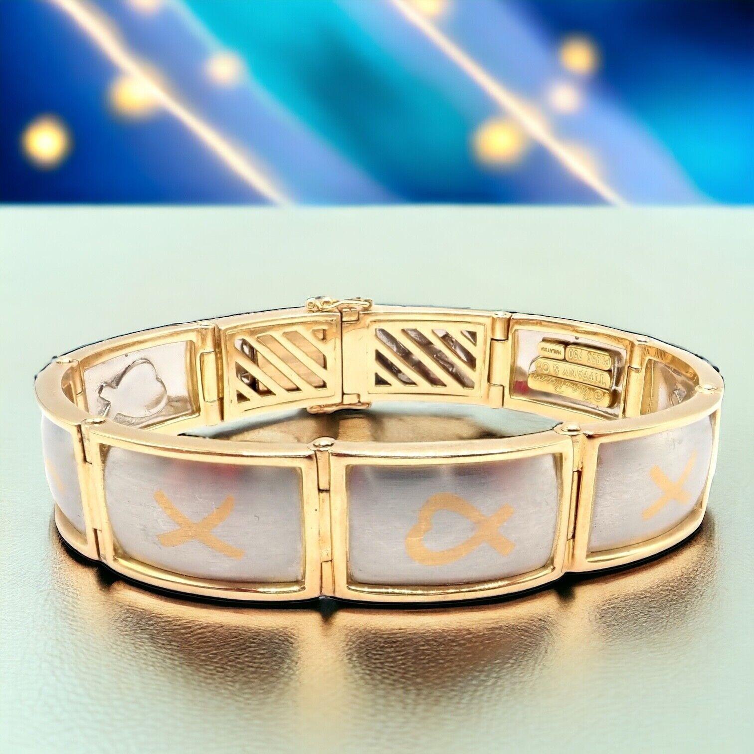 Tiffany & Co. Paloma Picasso Signature Yellow Gold Platinum