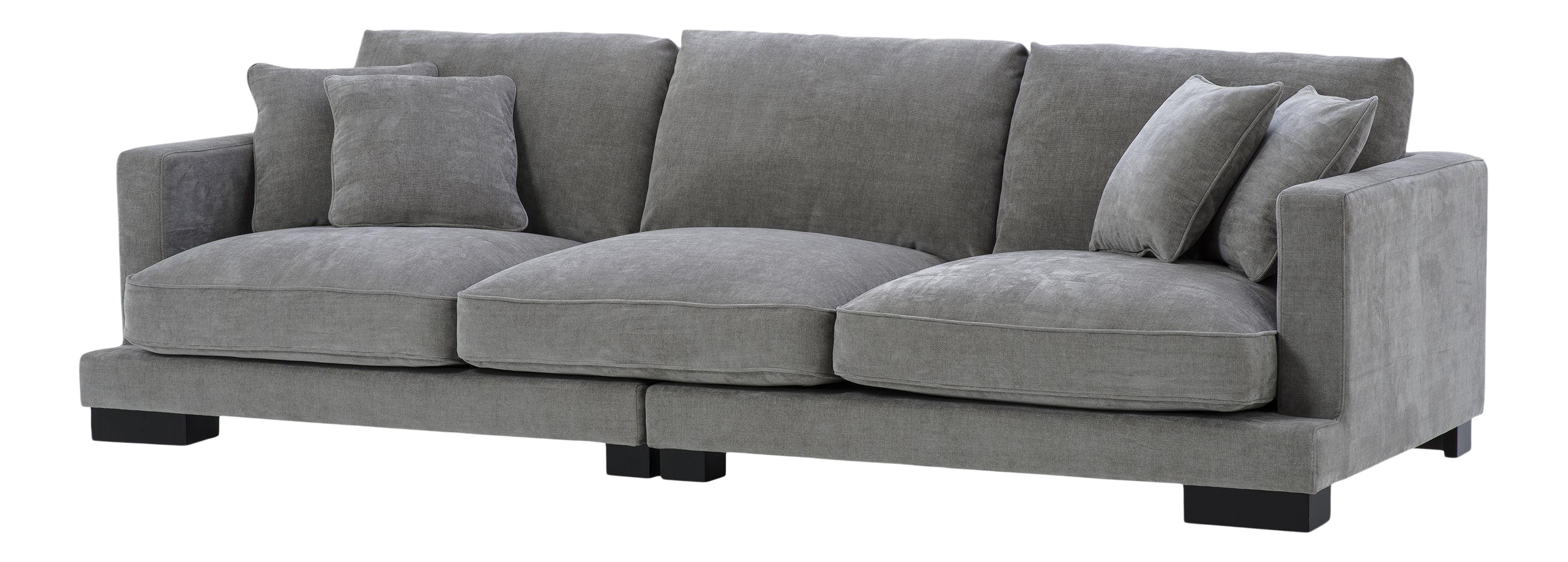 Classic Deep Gray Sofa Eichholtz Tuscany Chairish