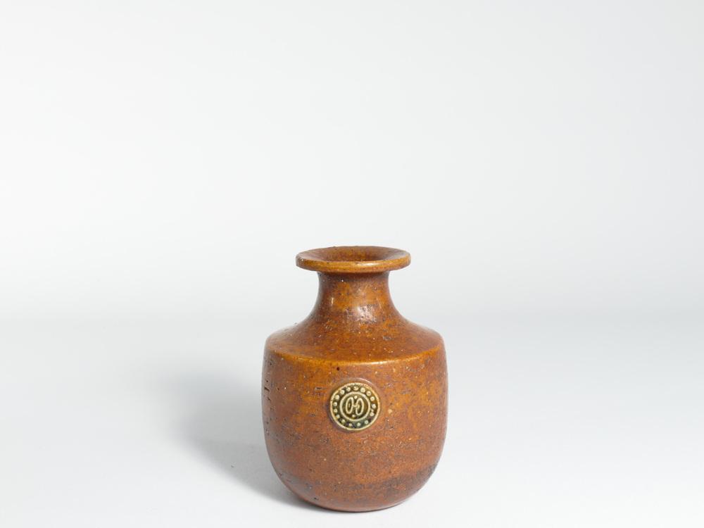 Desert Brown Sahara Vase by Sven Wejsfelt for Gustavsberg, Sweden, 1970s
