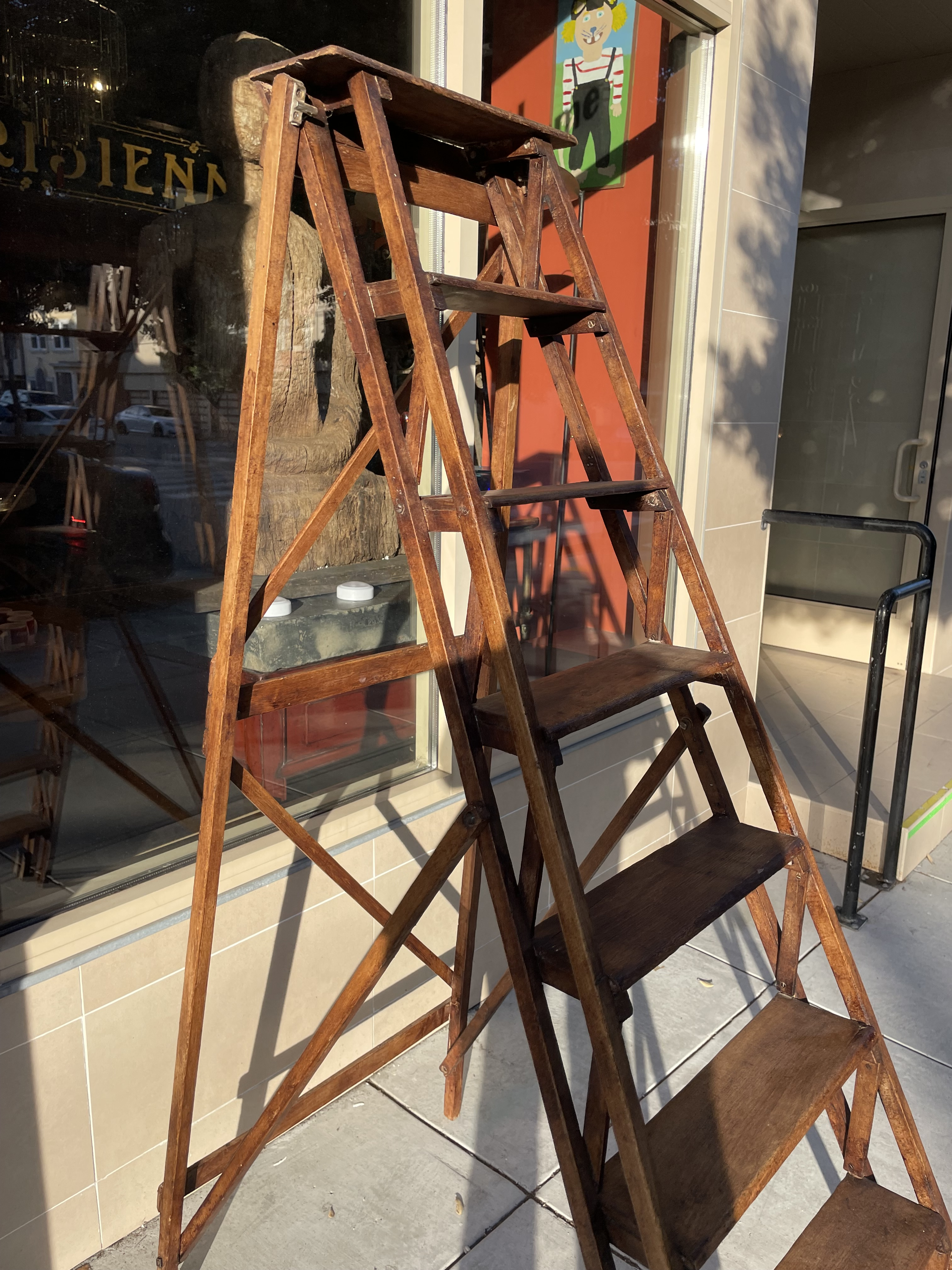 Antique library chair ladder new arrivals