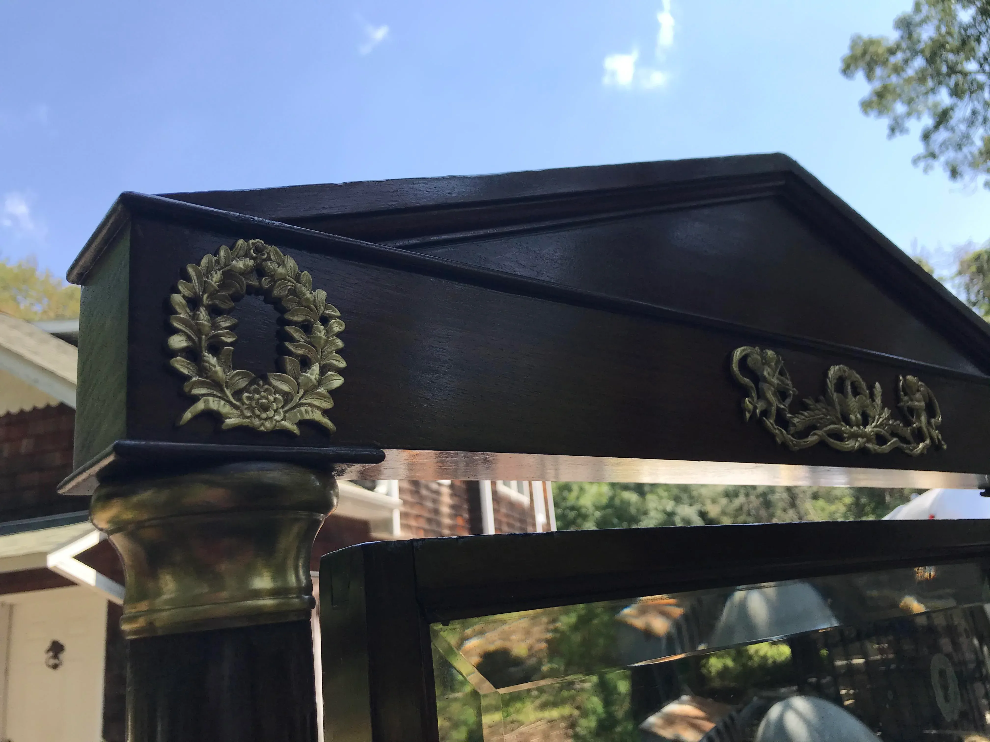 19th Century French Empire Cheval Mirror