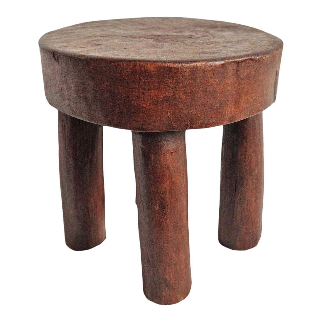 Vintage West African Wood Stool Chairish