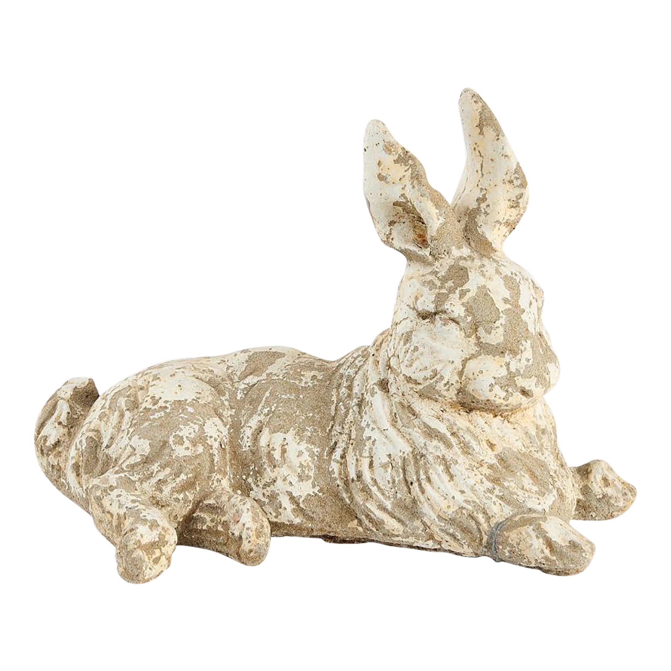 1960s Cast Stone Rabbit Garden Ornament | Chairish