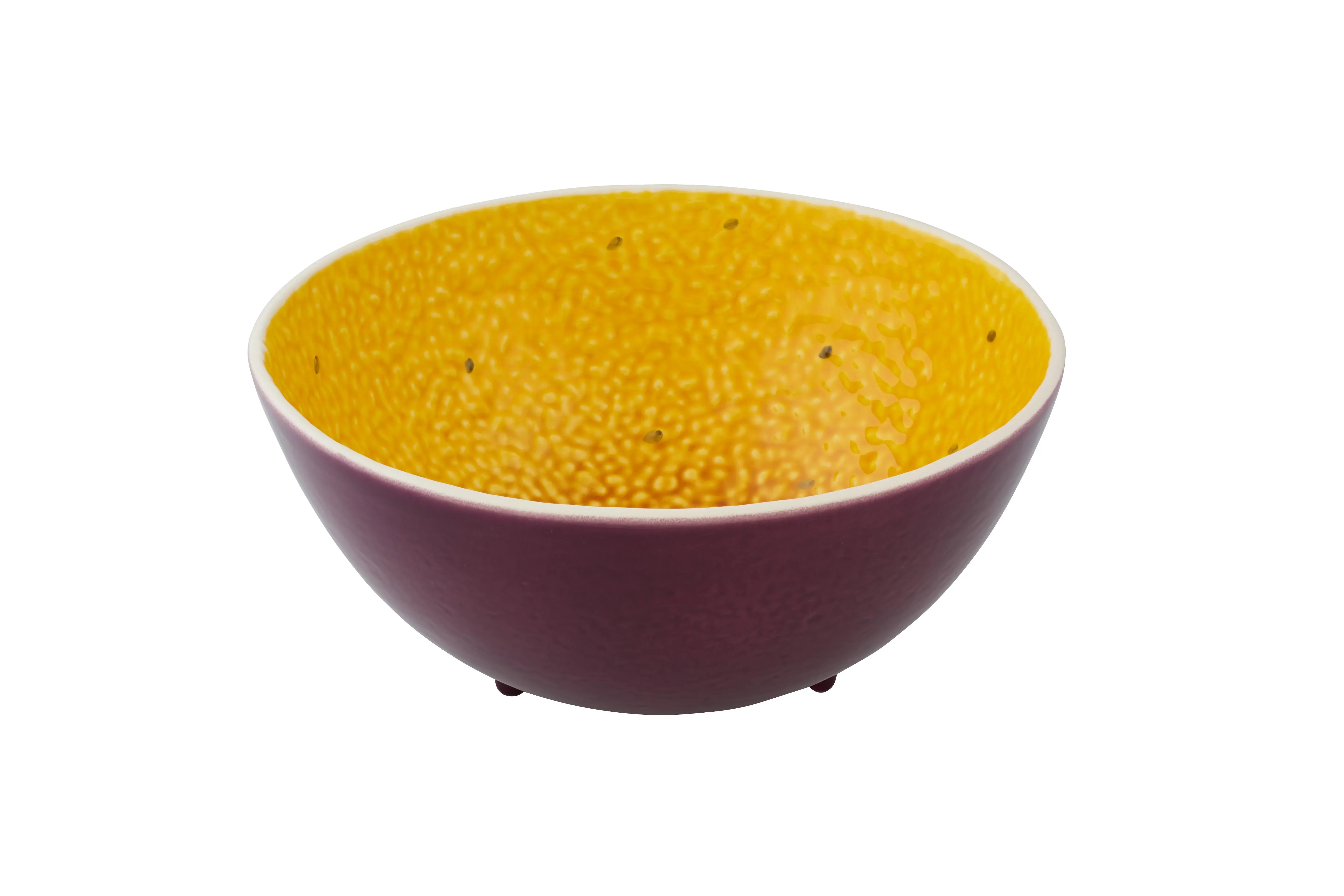 Bordallo Pinheiro Tropical Fruits Passion Fruit Salad Serving Bowl, 101 oz.
