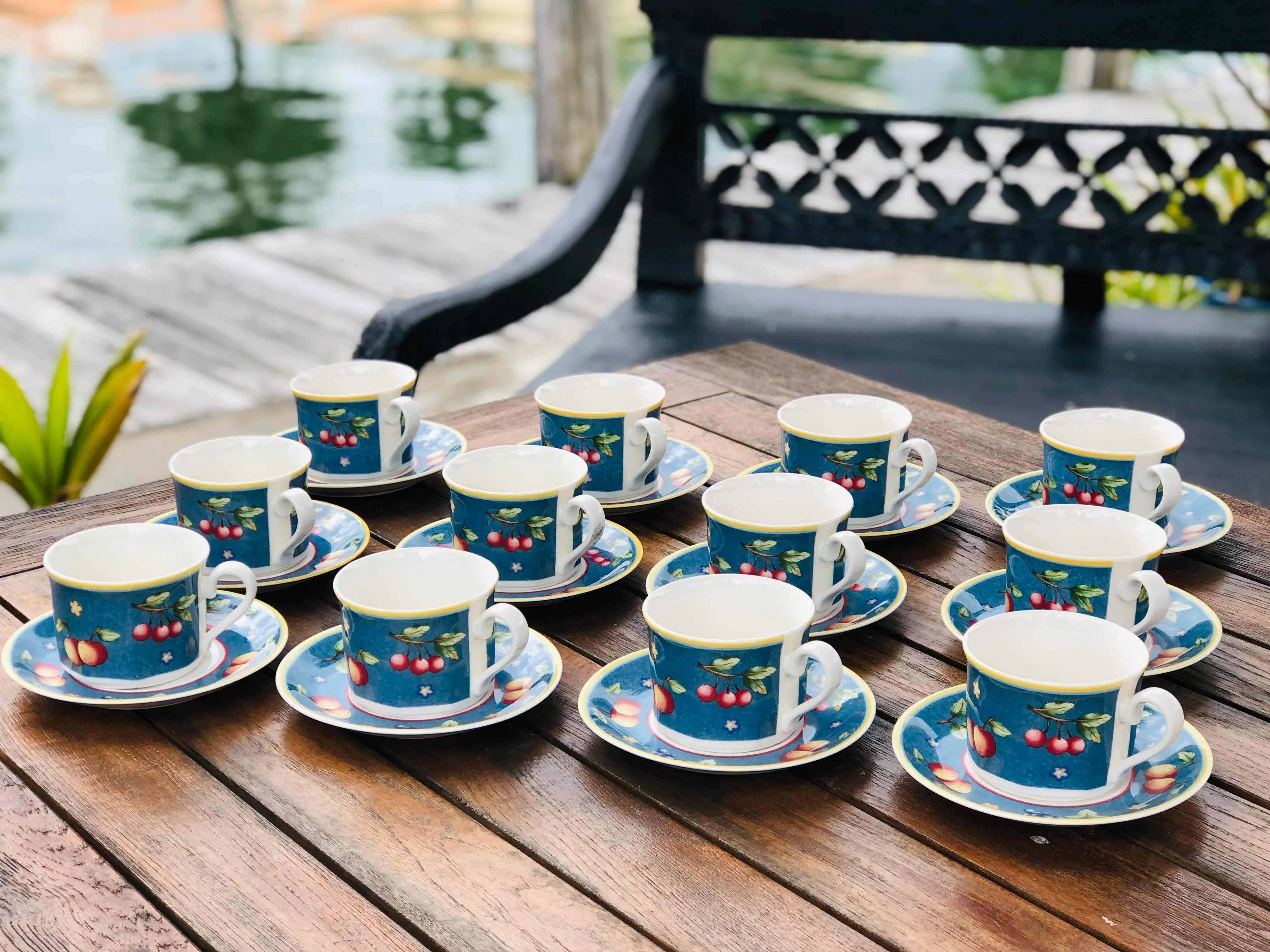 2000s Villeroy & Boch Citta & Campagna Biella Porcelain Coffee