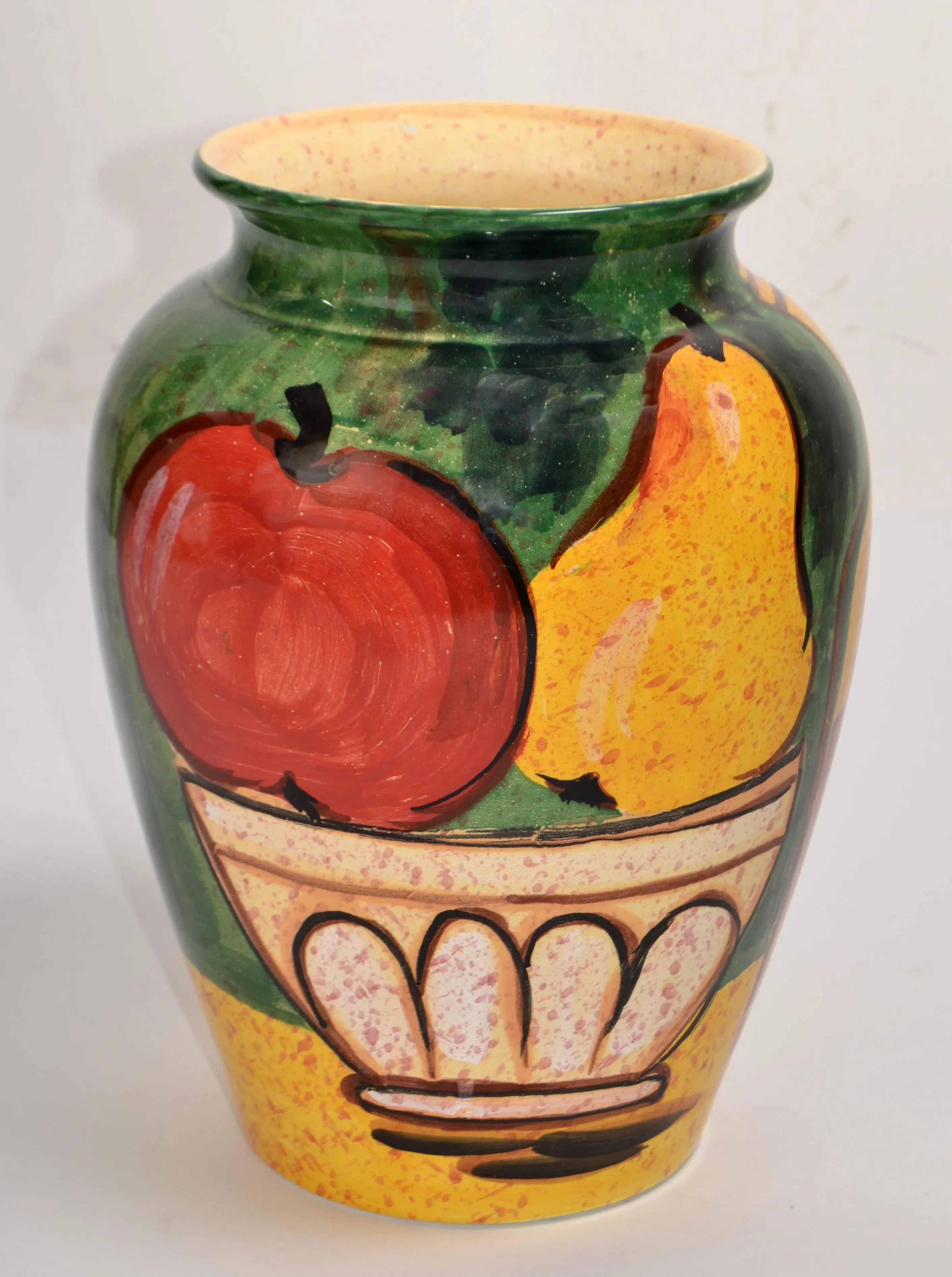 Vintage Bellini Piu Italy Still Life Fruit Hand Painted Ceramic