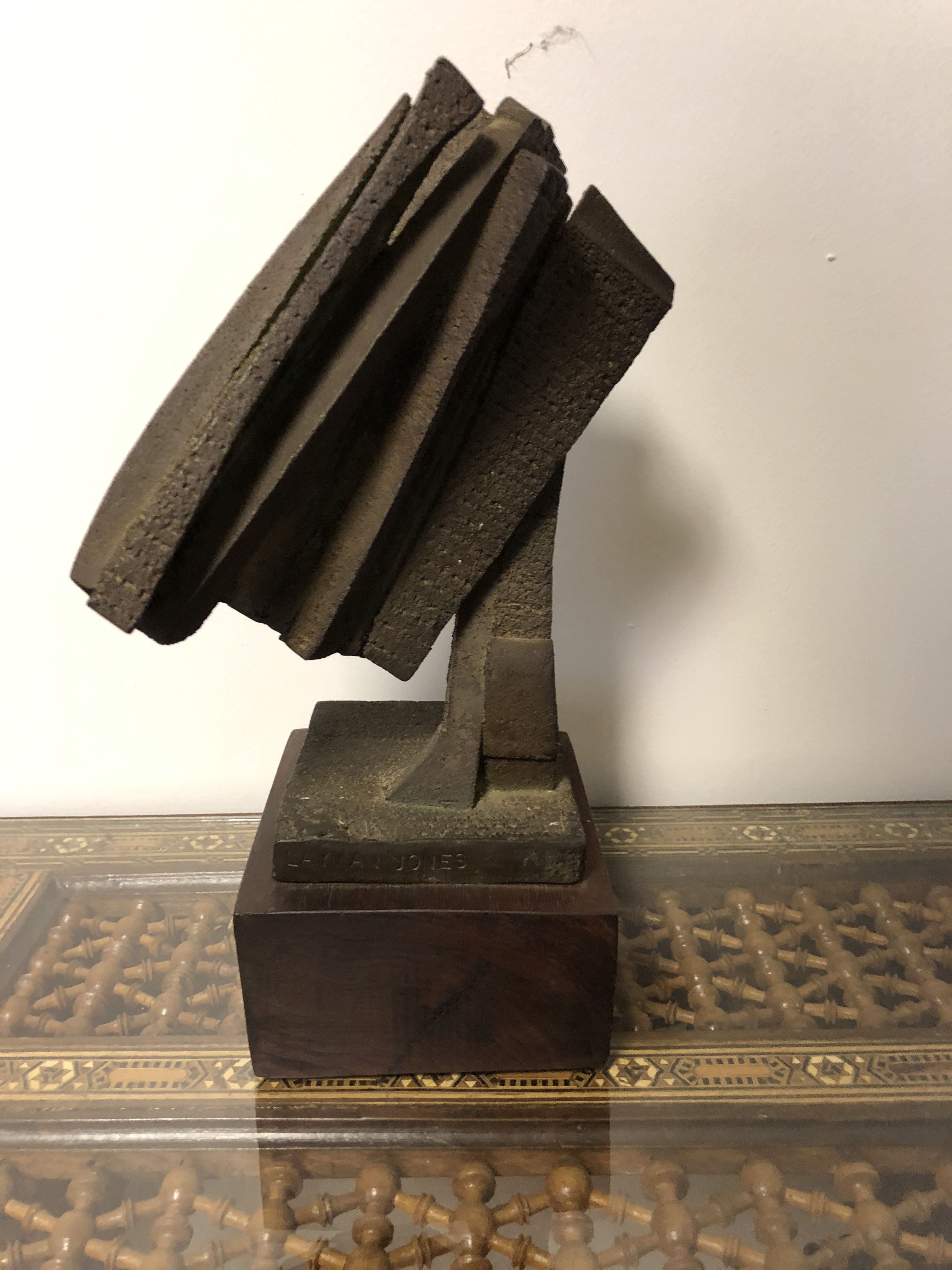 【Iron Sculpture】アイアン 鉄 オブジェ 古民具 mid-century-brutalist-modern-