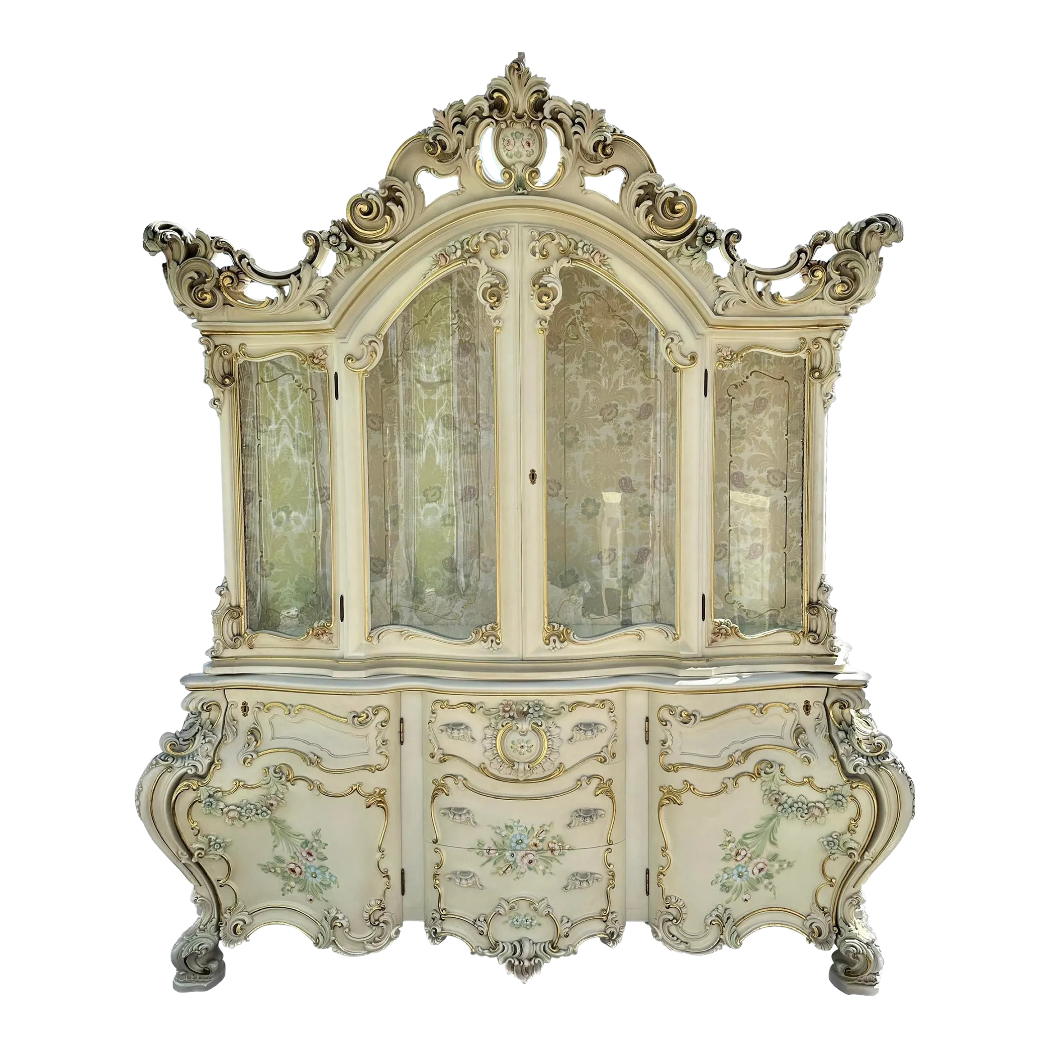 GMDNS105 ○ SILIK / シリック lo stile di cla Silik Italian Baroque French Rococo Showcase Display China Cabinet