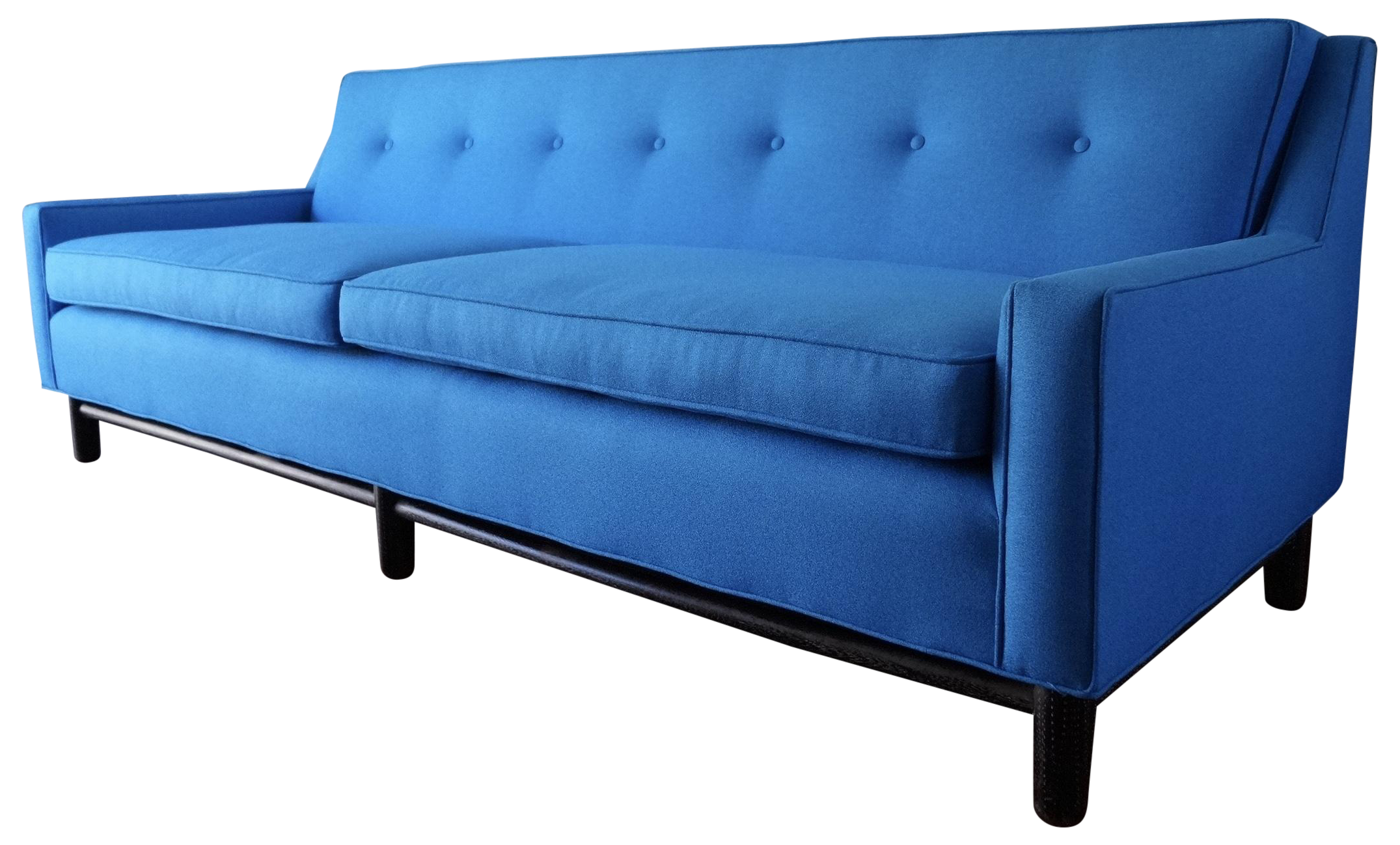 Blue Mid-Century Modern Sofa | Chairish
