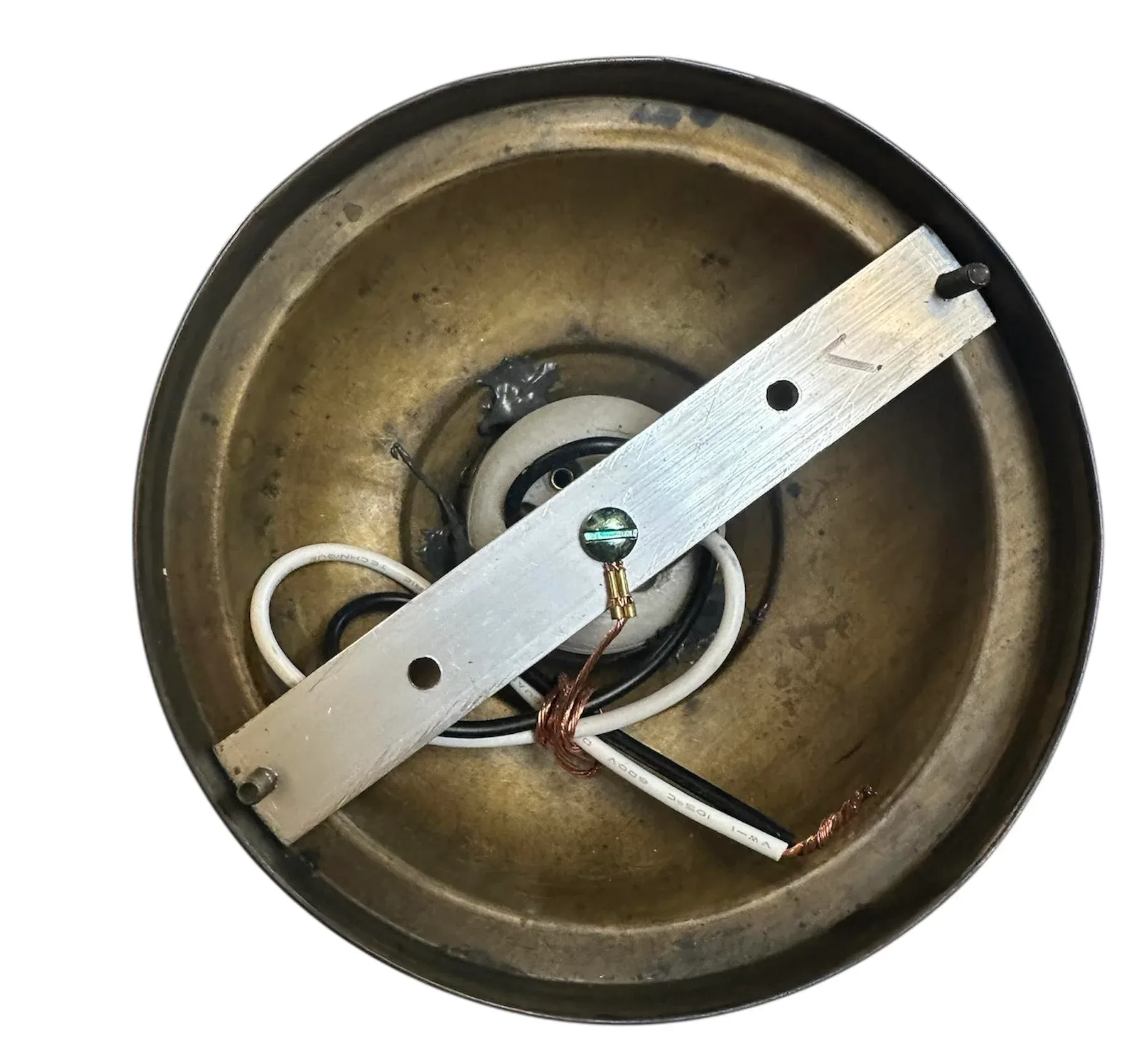 Forvara Modern Farmhouse Metal Flush Mount Ceiling Light – Round Industrial Design 18\, image size:1800x1695