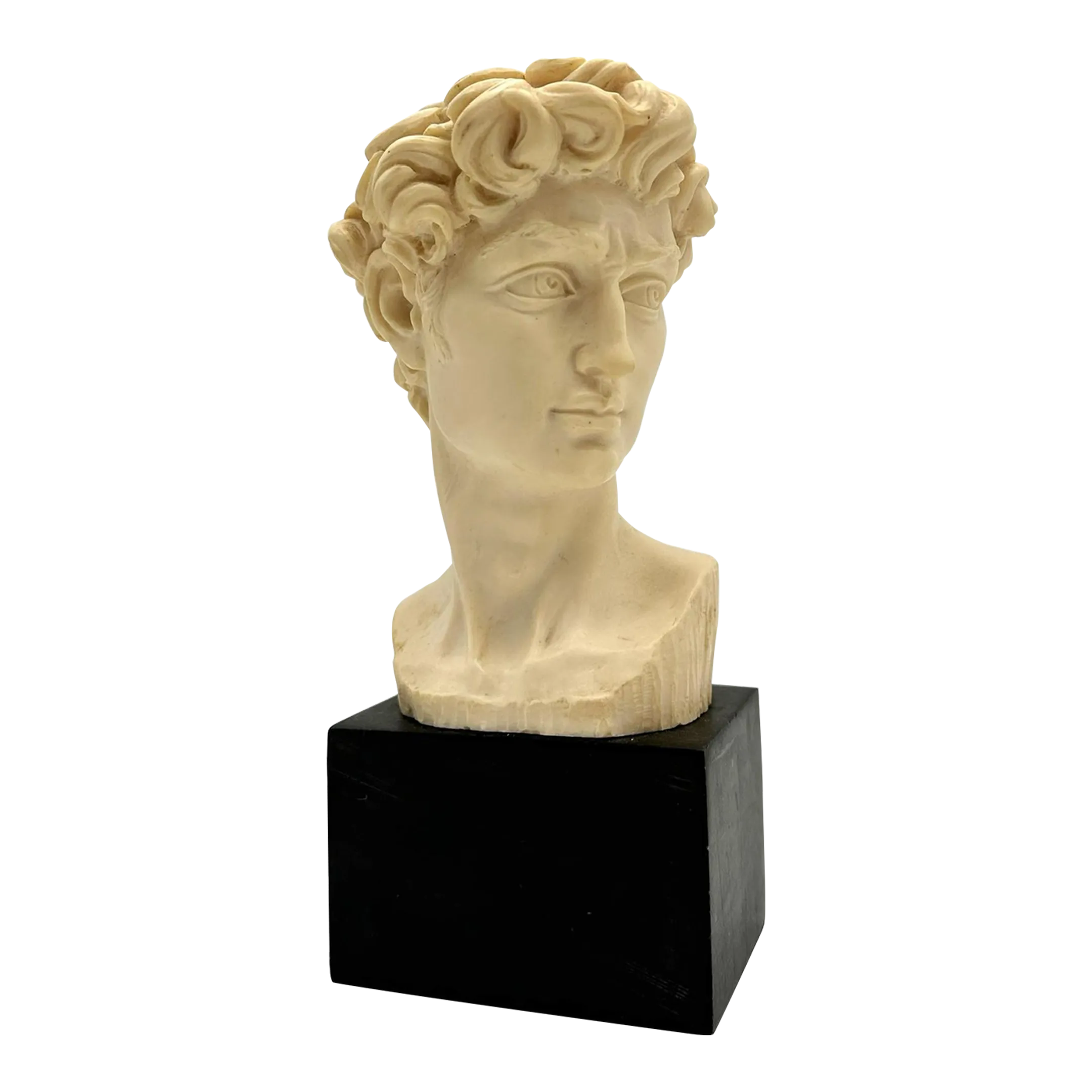 イタリア彫刻　A.Santini Vintage A.Santini Sculpture Figure Marble Alabaster Resin