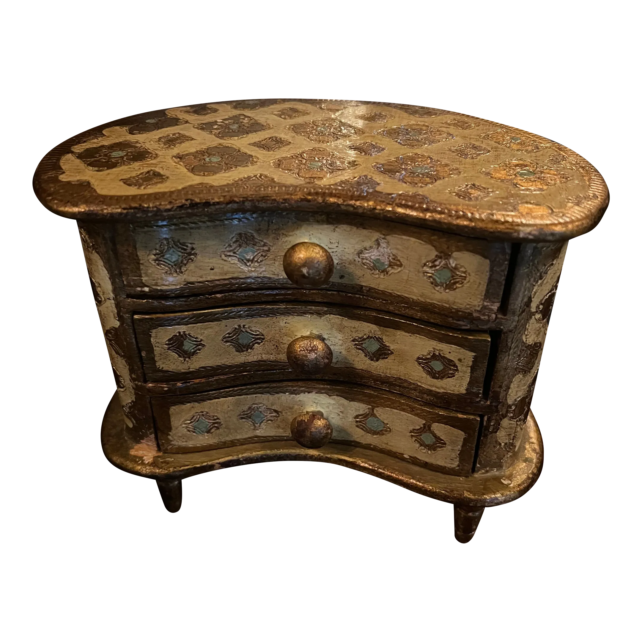 1960s Florentine Jewelry Box | Chairish