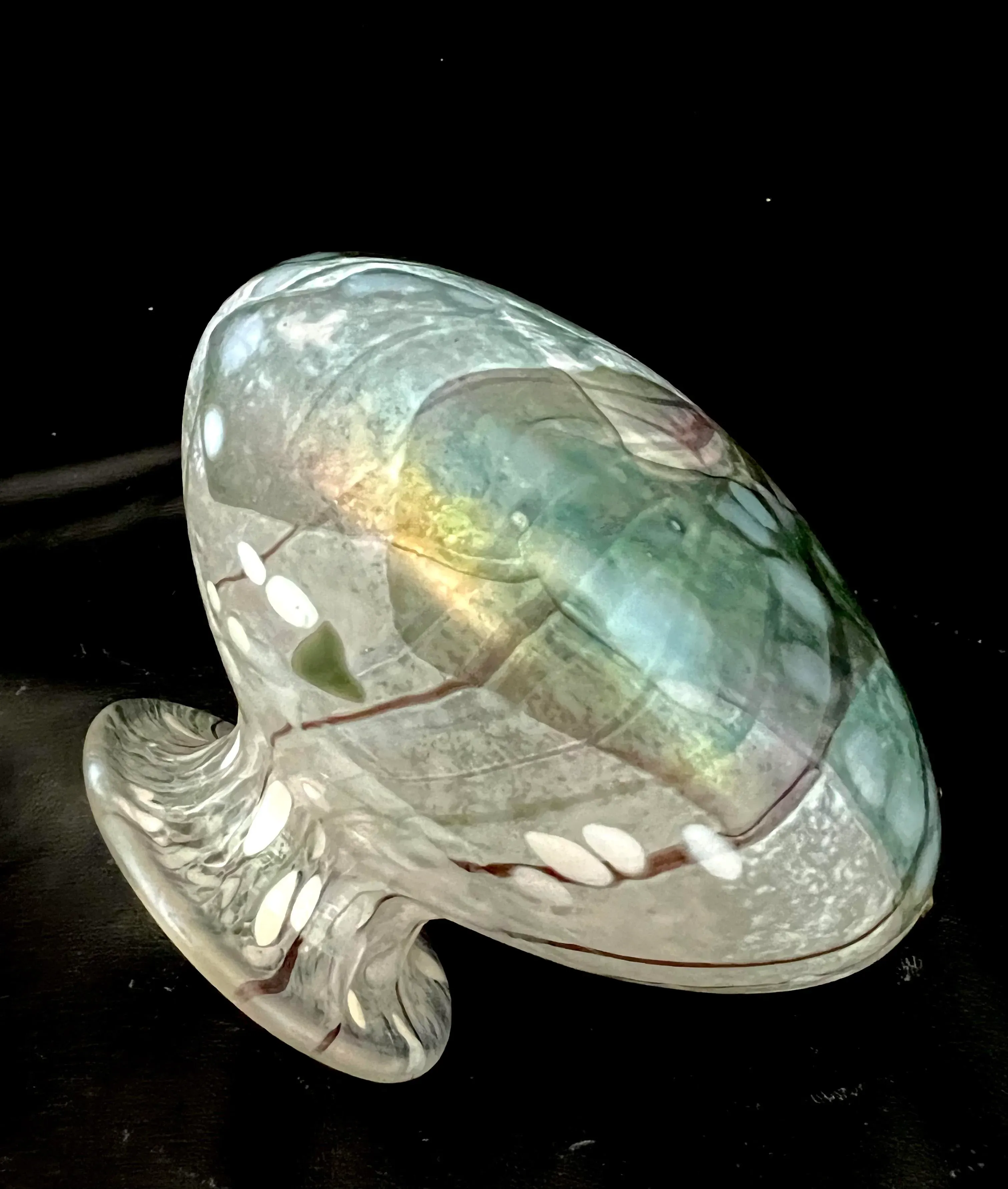 ◆ Isle of wight studio glass 花瓶 ビンテージ ◆ Vintage Isle of Wight Studio Art Glass Vase Flower Garden