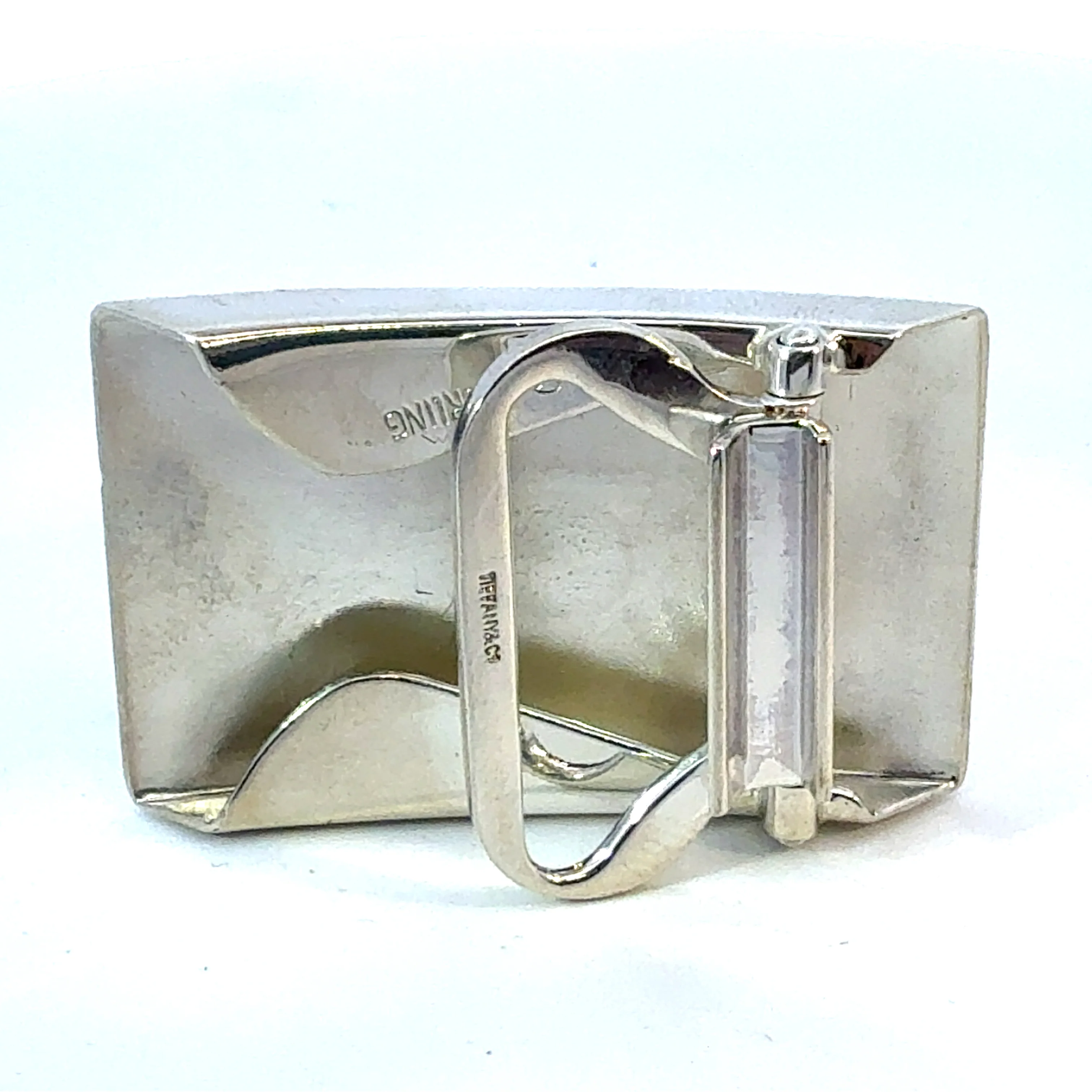 小物 ROSARIA PRODUCT TIFFANY Belt Buckle ROSARIA PRODUCT 925 Sterling Silver Vintage TIFFANY Belt
