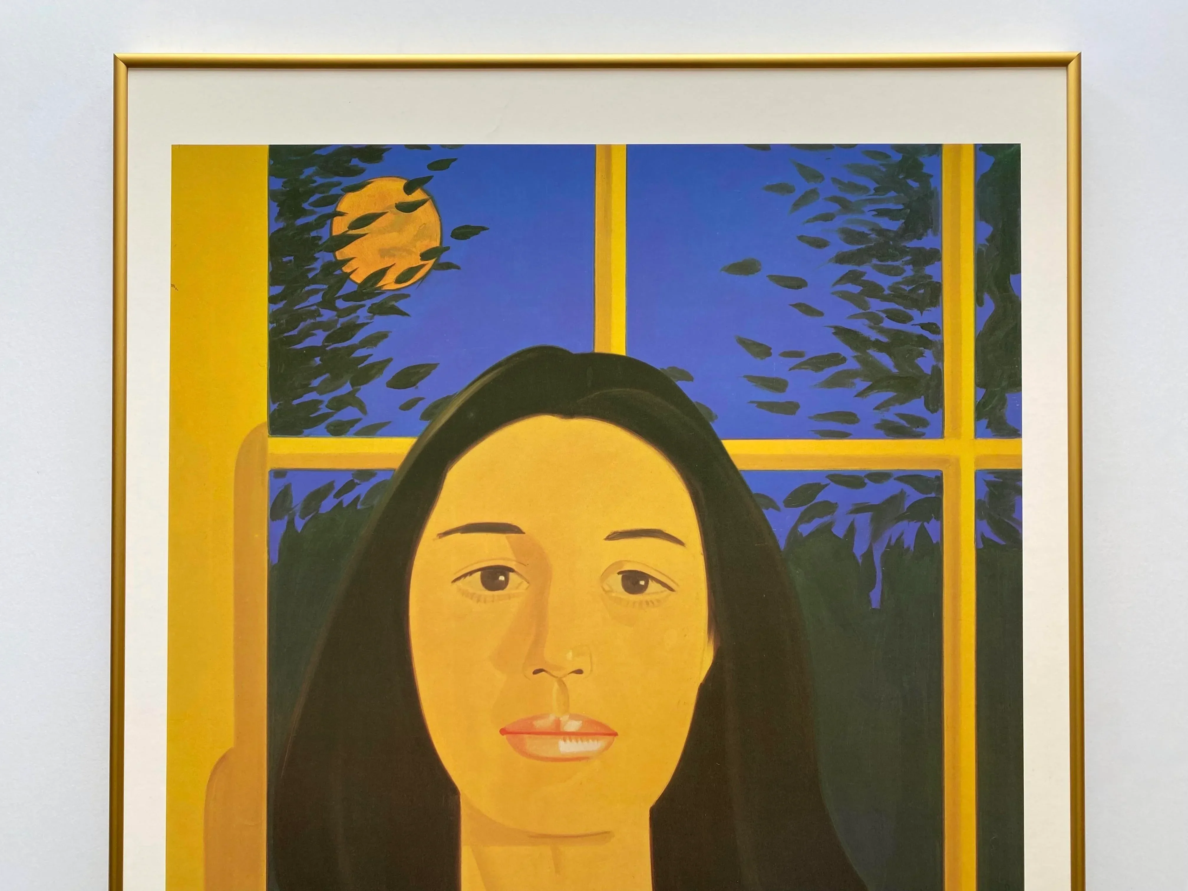 アート・デザイン・音楽 Alex Katz Collages Alex Katz Vintage 1980 Pop Art Lithograph Print Framed