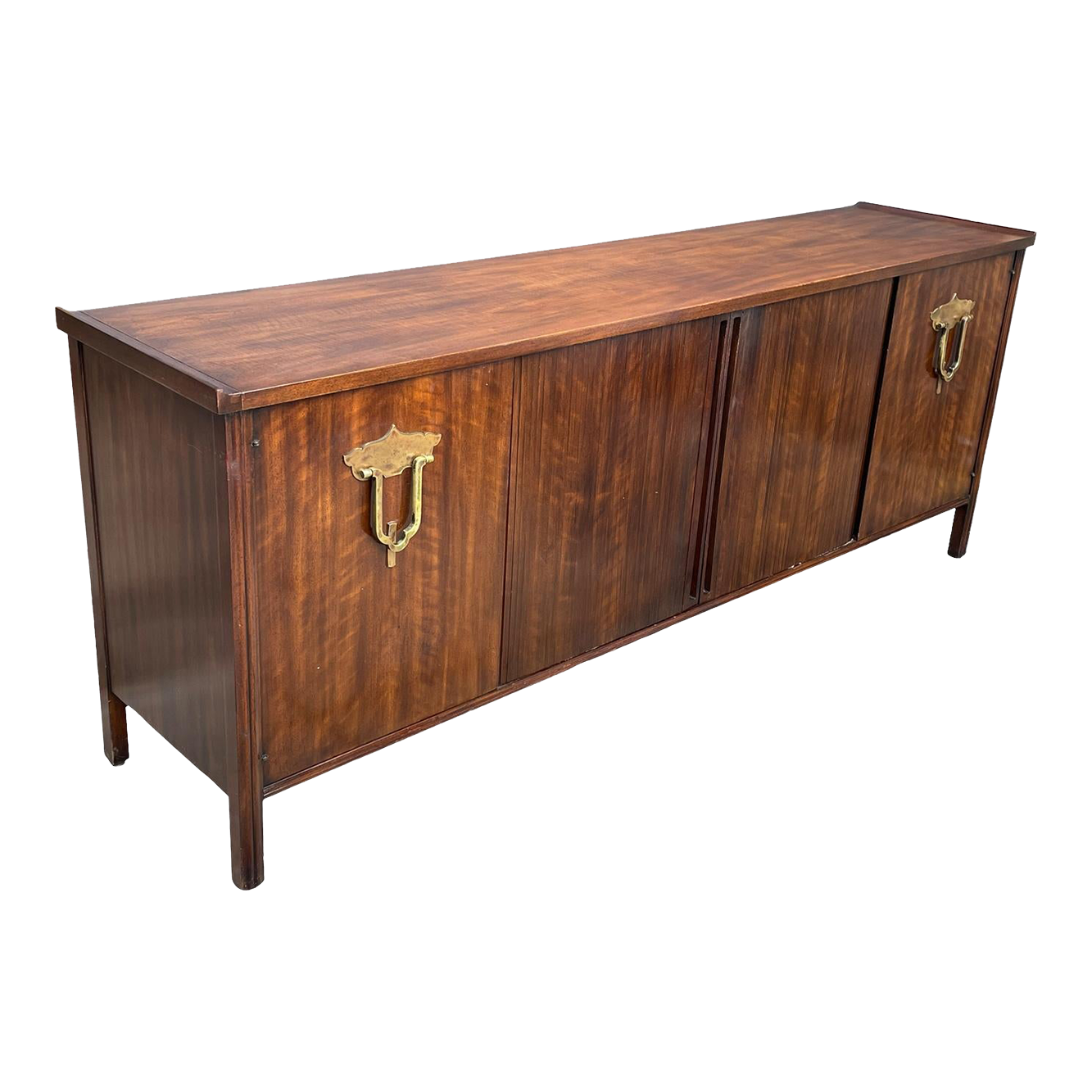 Mid Century Modern Walnut Dresser Credenza by Bert England for John