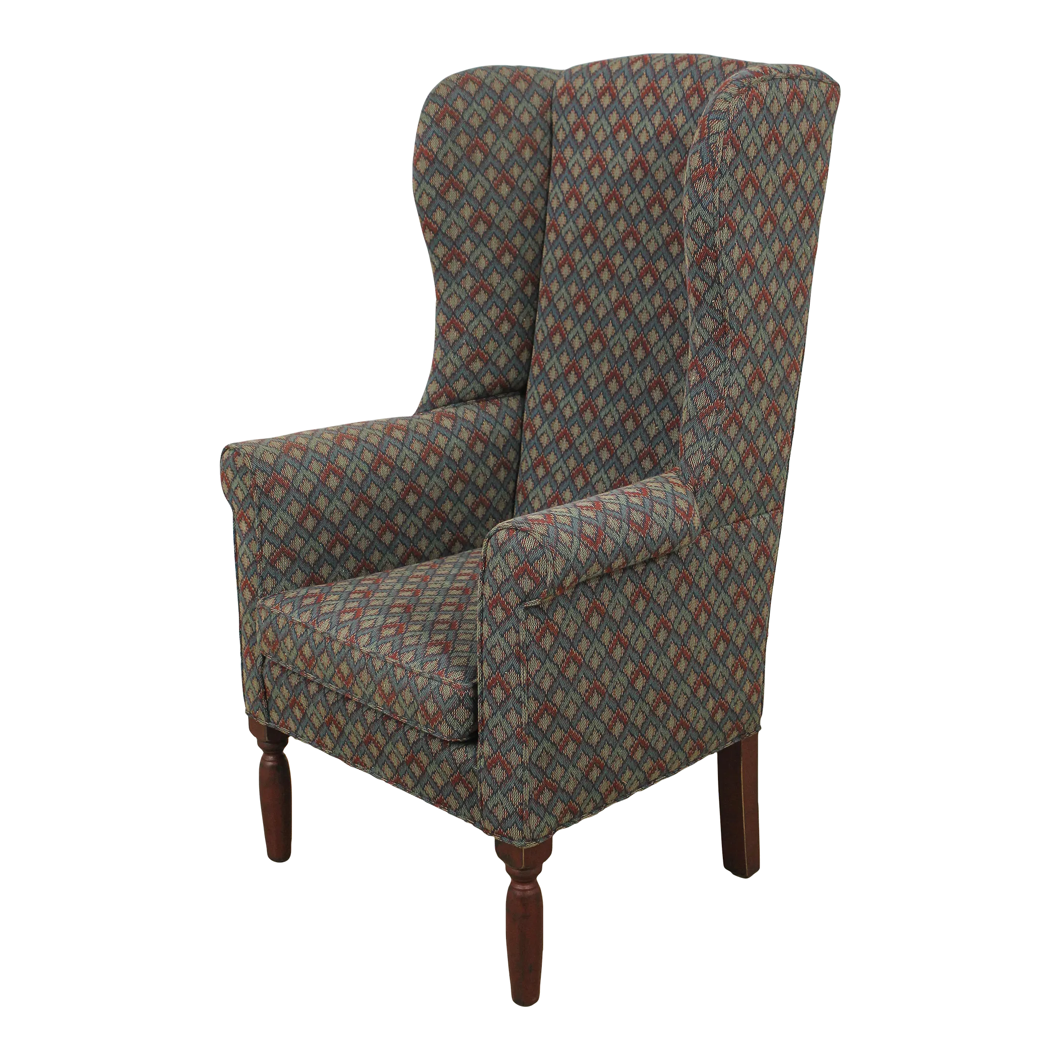 Seraph Country Style Narrow Wing Chair Chairish
