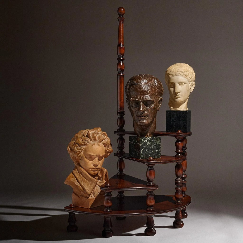 ベートーヴェン bust 陶器像 約20cm Beethoven Bust Cup & Saucer