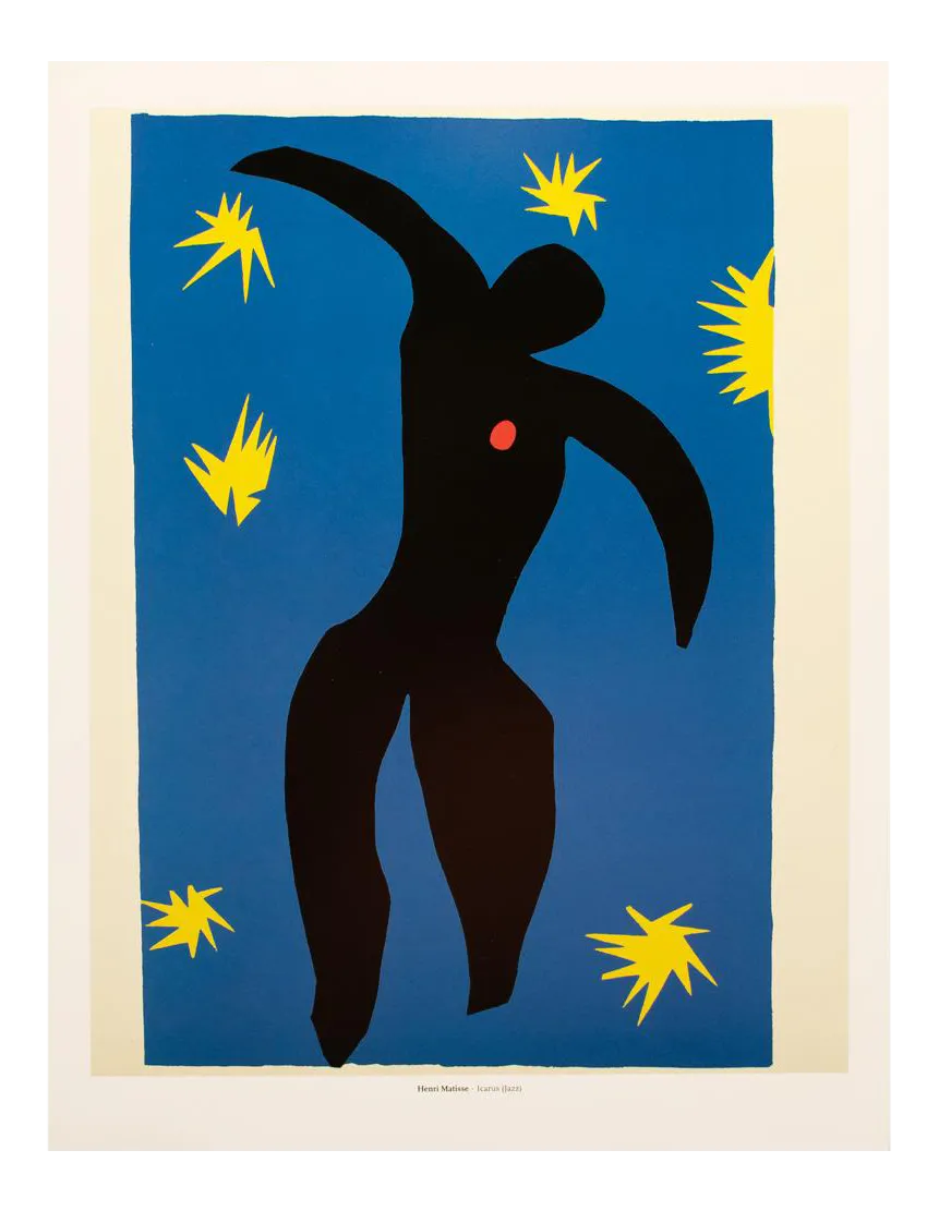 2003 After Henri Matisse Icarus (Jazz) Poster From Germany | Chairish