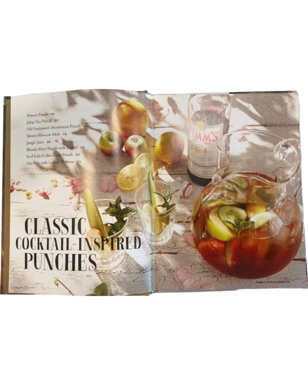 Punch Bowls & Pitcher Drinks 2015 Book Cocktail Recipes Hardcover Party