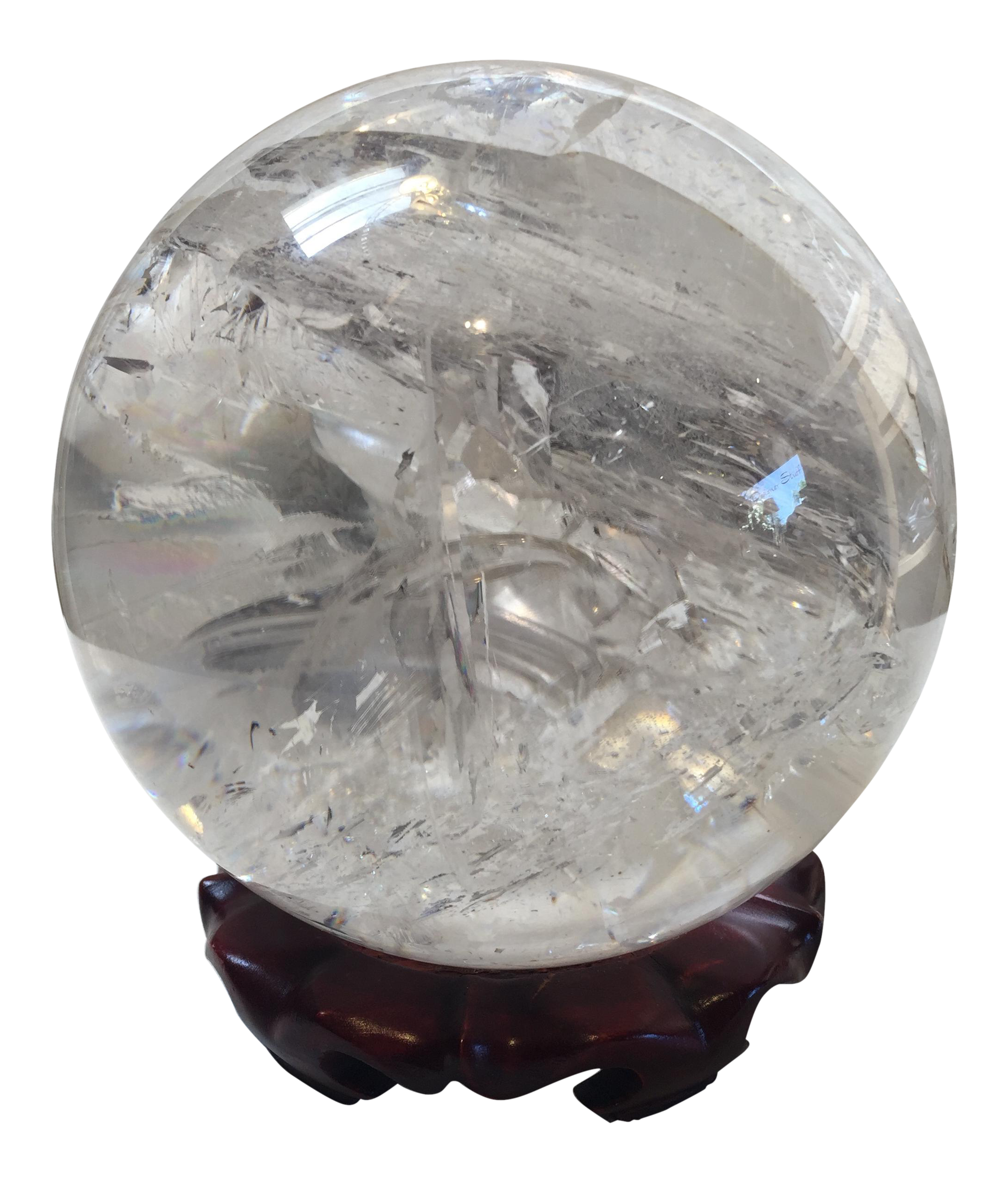 Extra Large Quartz Crystal Ball Chairish