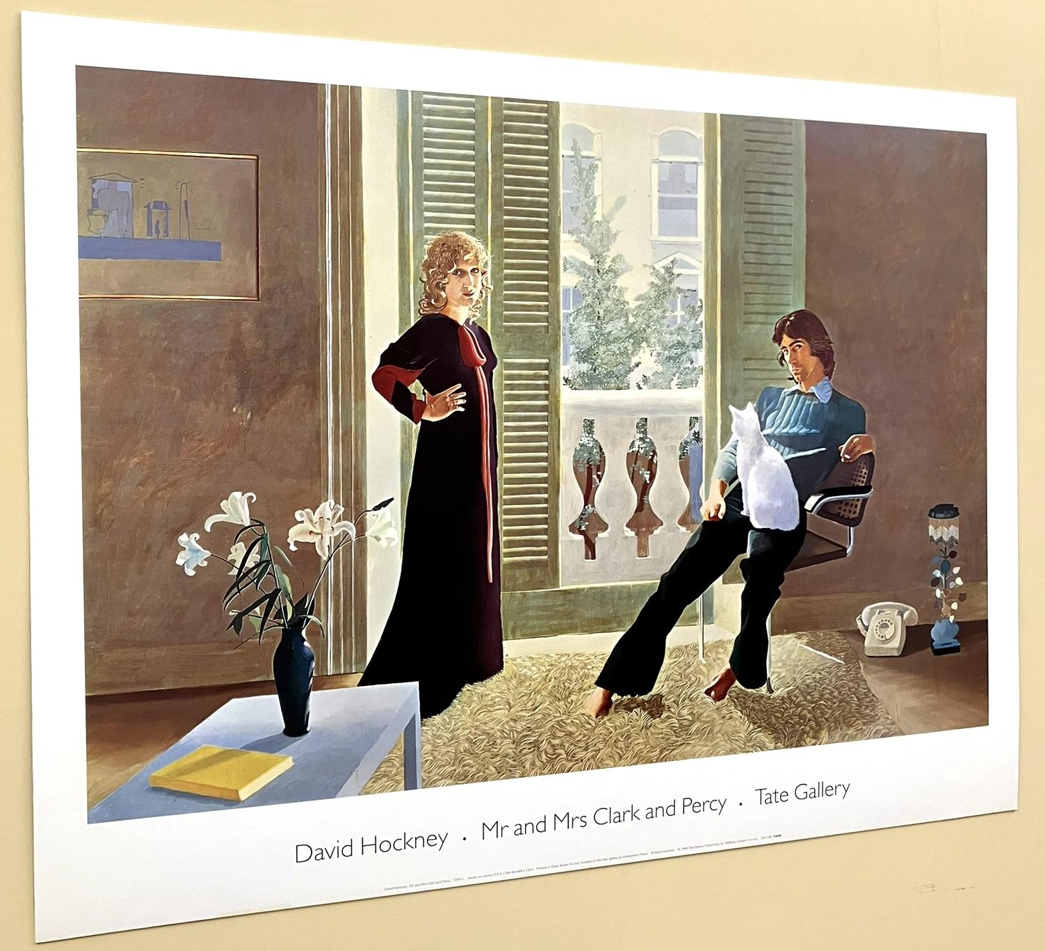Mr and Mrs Clark and Percy/detail/ポスター david-hockney-mr-and-mrs-clark