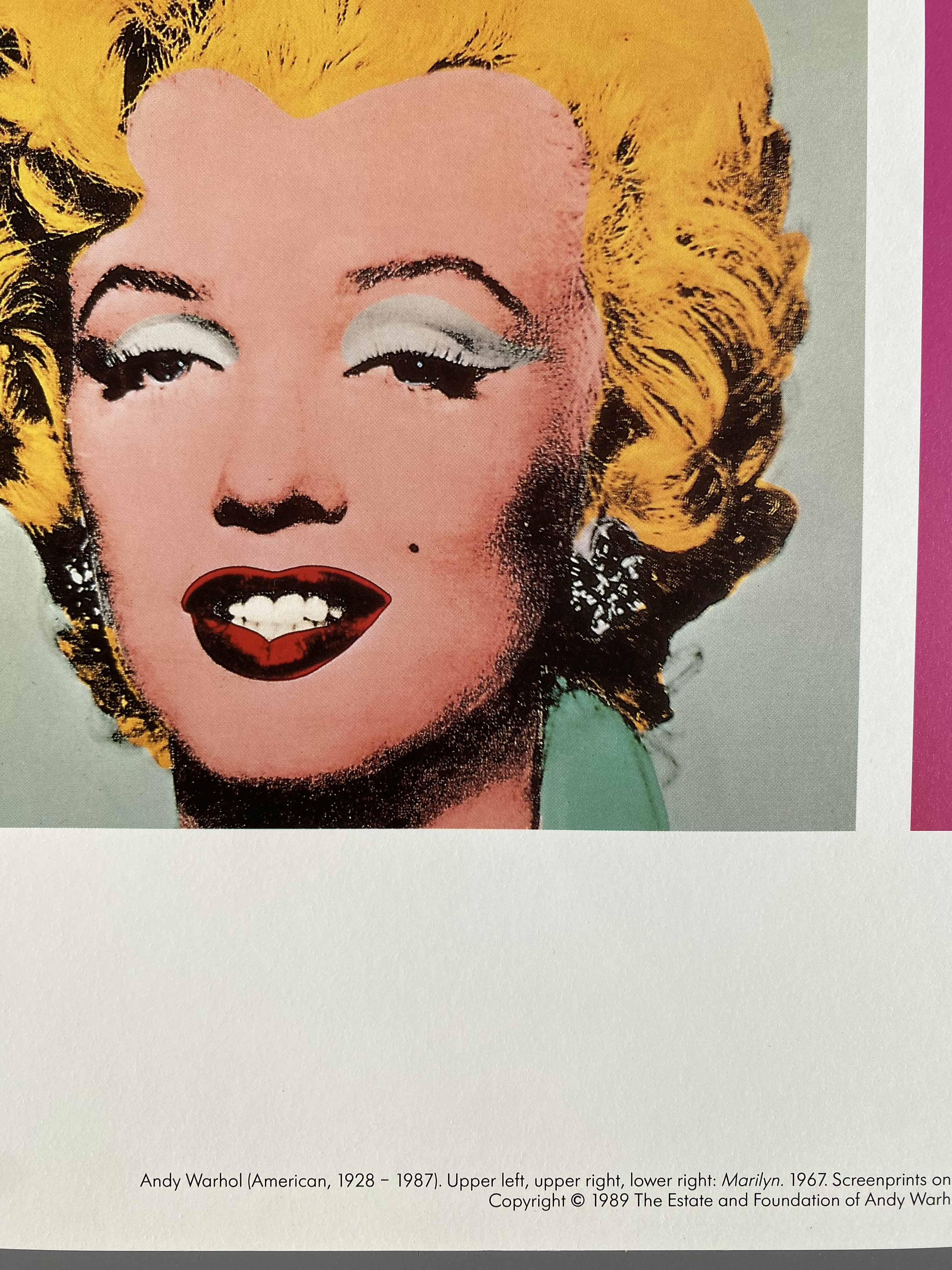 1989 Andy Warhol Foundation 
