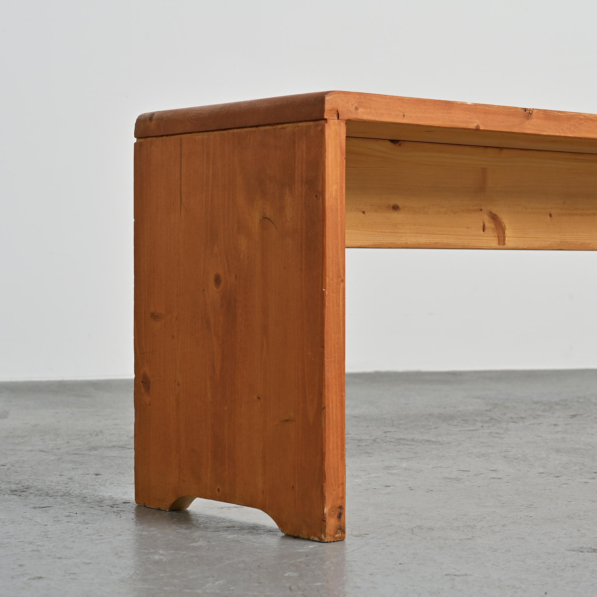 Pine Benches, France, 1975, Set of 2