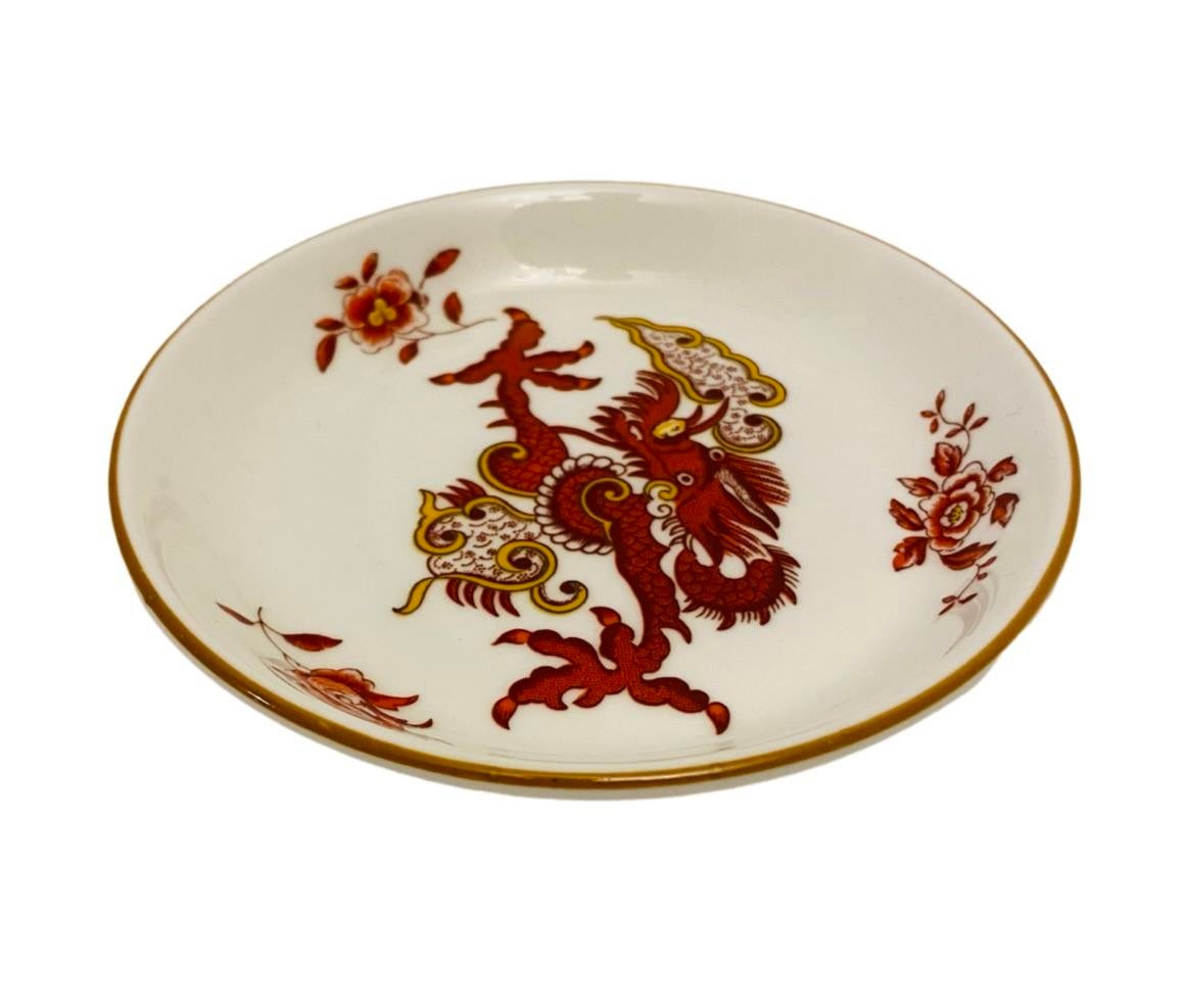 Vintage Crown Staffordshire England Rangoon Plate Saucer