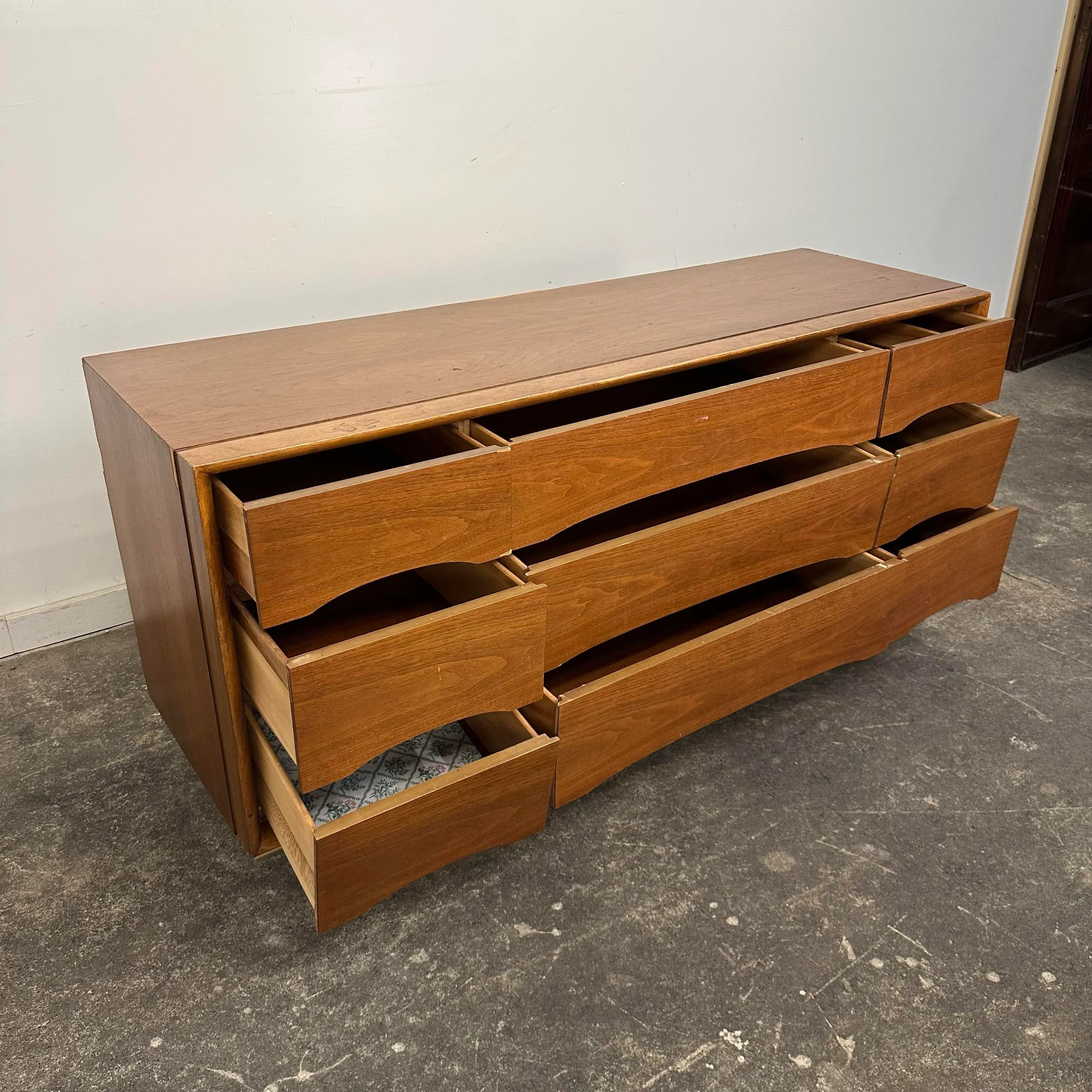 Mid Century Modern Kent Coffey Low Dresser "The Elegante" Line | Chairish