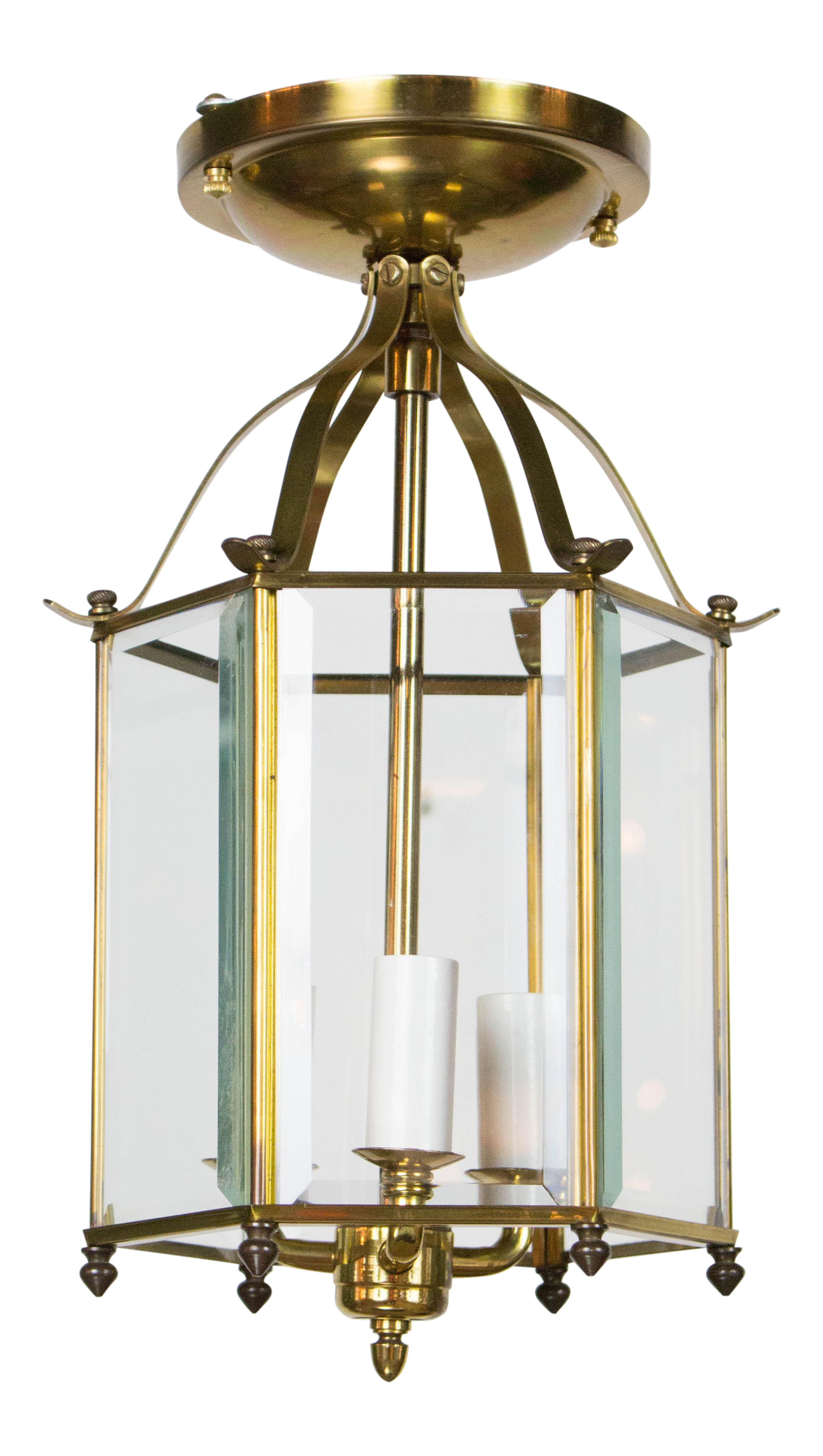 Hexagonal Brass Lantern Chairish