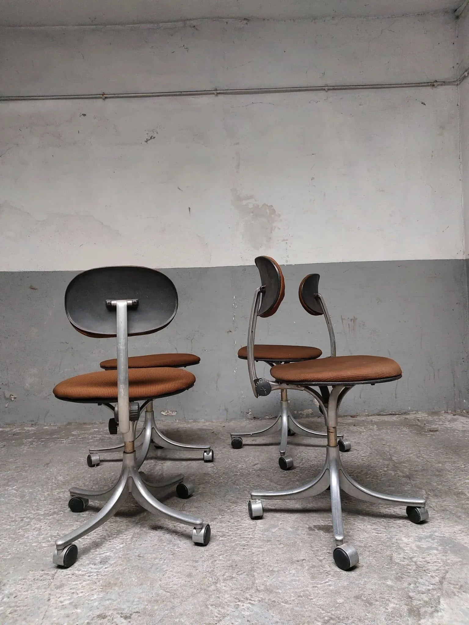 Desk Chairs by Jorgen Rasmussen for Knoll, 1960s, Set of 4