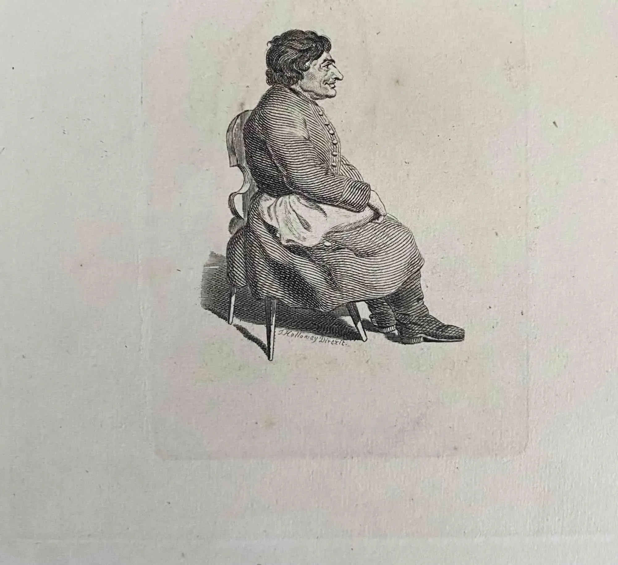 Thomas Holloway, Historical Scene, Original Etching, 1810