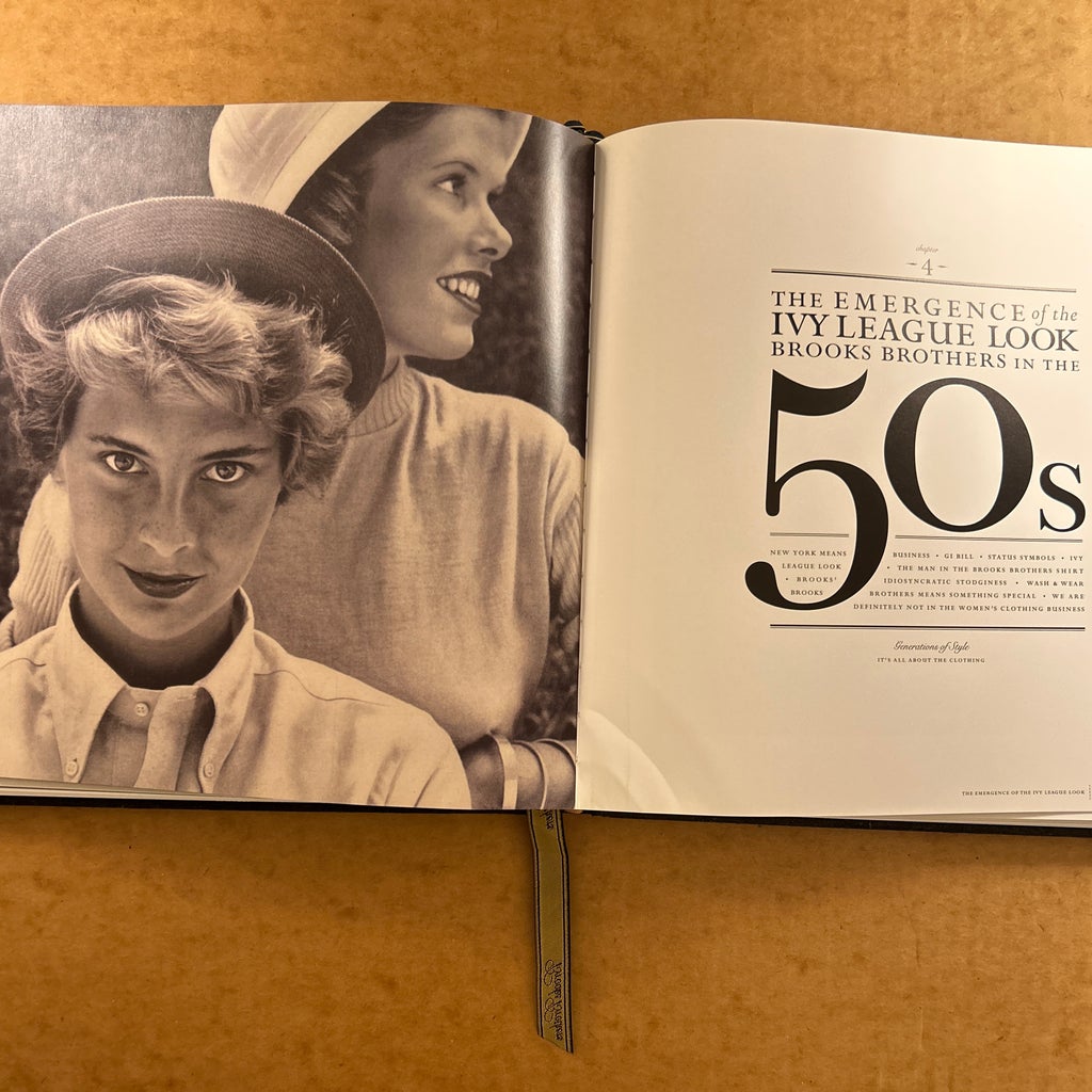 Brooks Brothers “Generations of Style” Sealed Coffee Table Book 