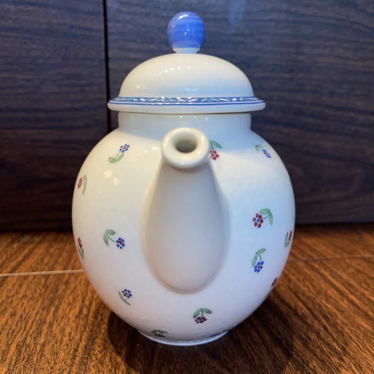 Vintage Villeroy & Boch Adeline Tea/Coffee Pot & Lid | Chairish