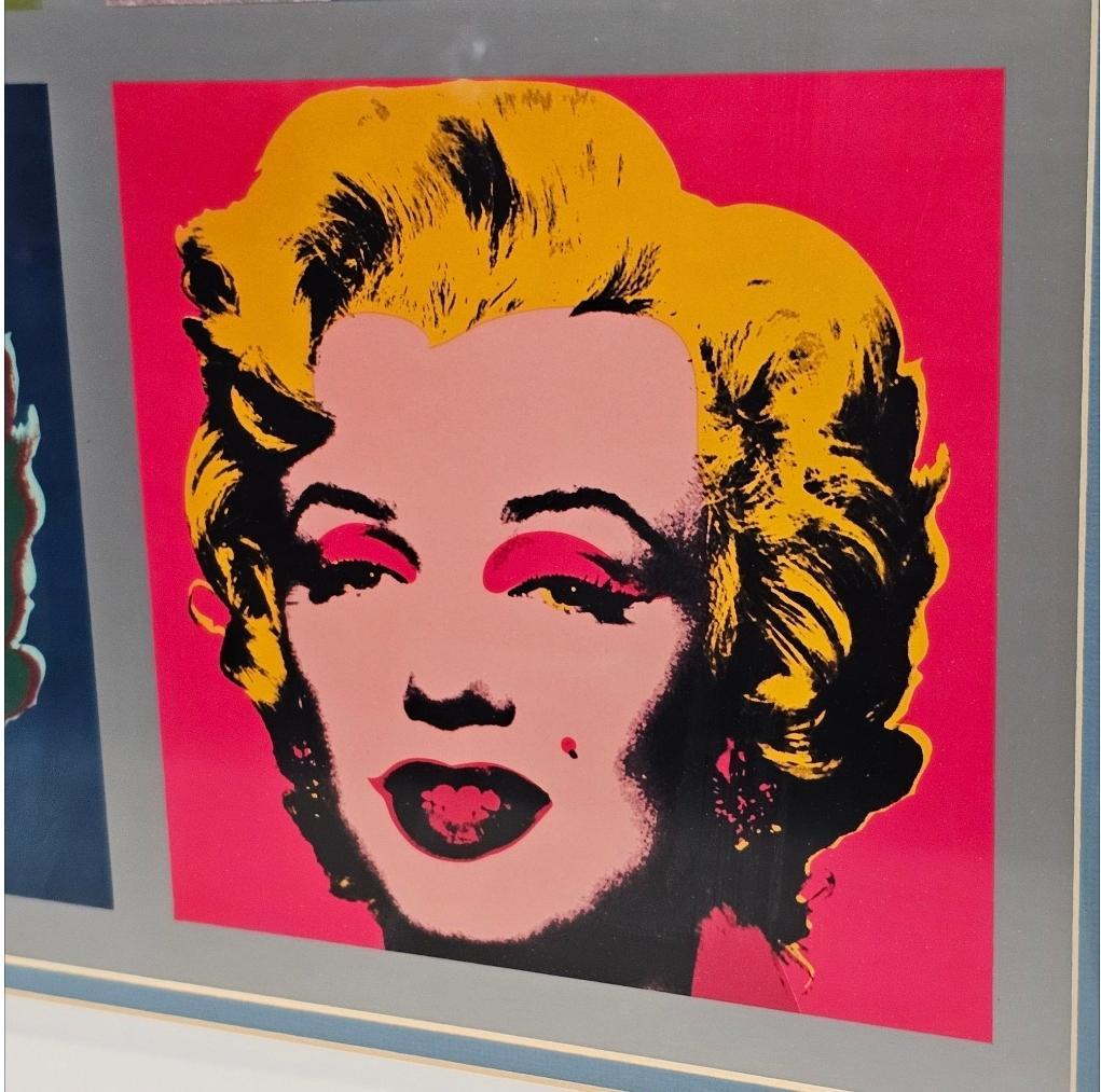 Ten Marilyns 1967 アンディウォーホル額装80x33.5cm Ten Marilyns 1967 アンディウォーホル額装80x33.5cm Ten