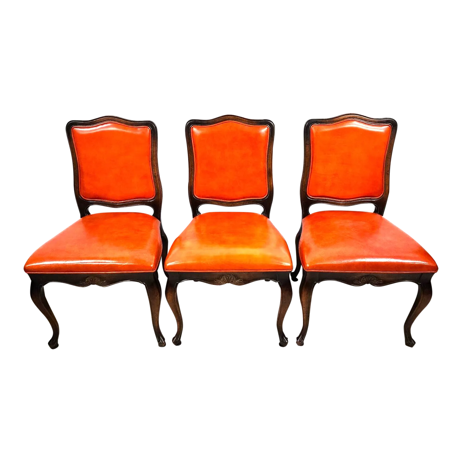 Used leather dining 2025 chairs