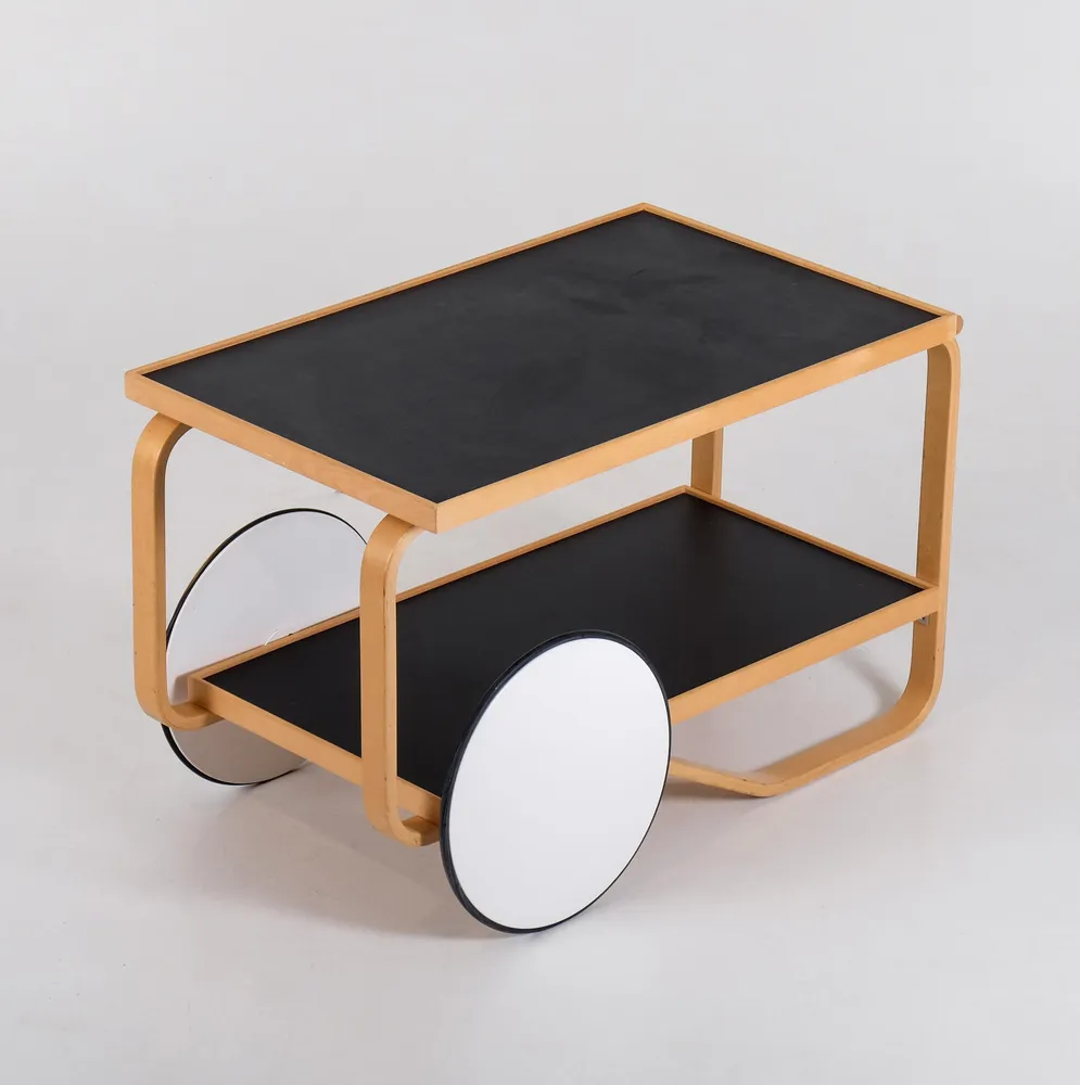 Vintage Tea Cart by Alvar Aalto for Artek, 1980s