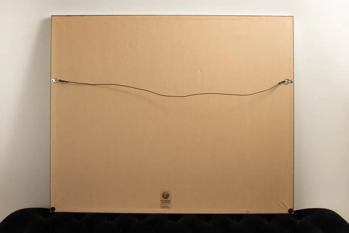 Vintage Signed Original Color Hand Pulled Silk-Screen Titled \