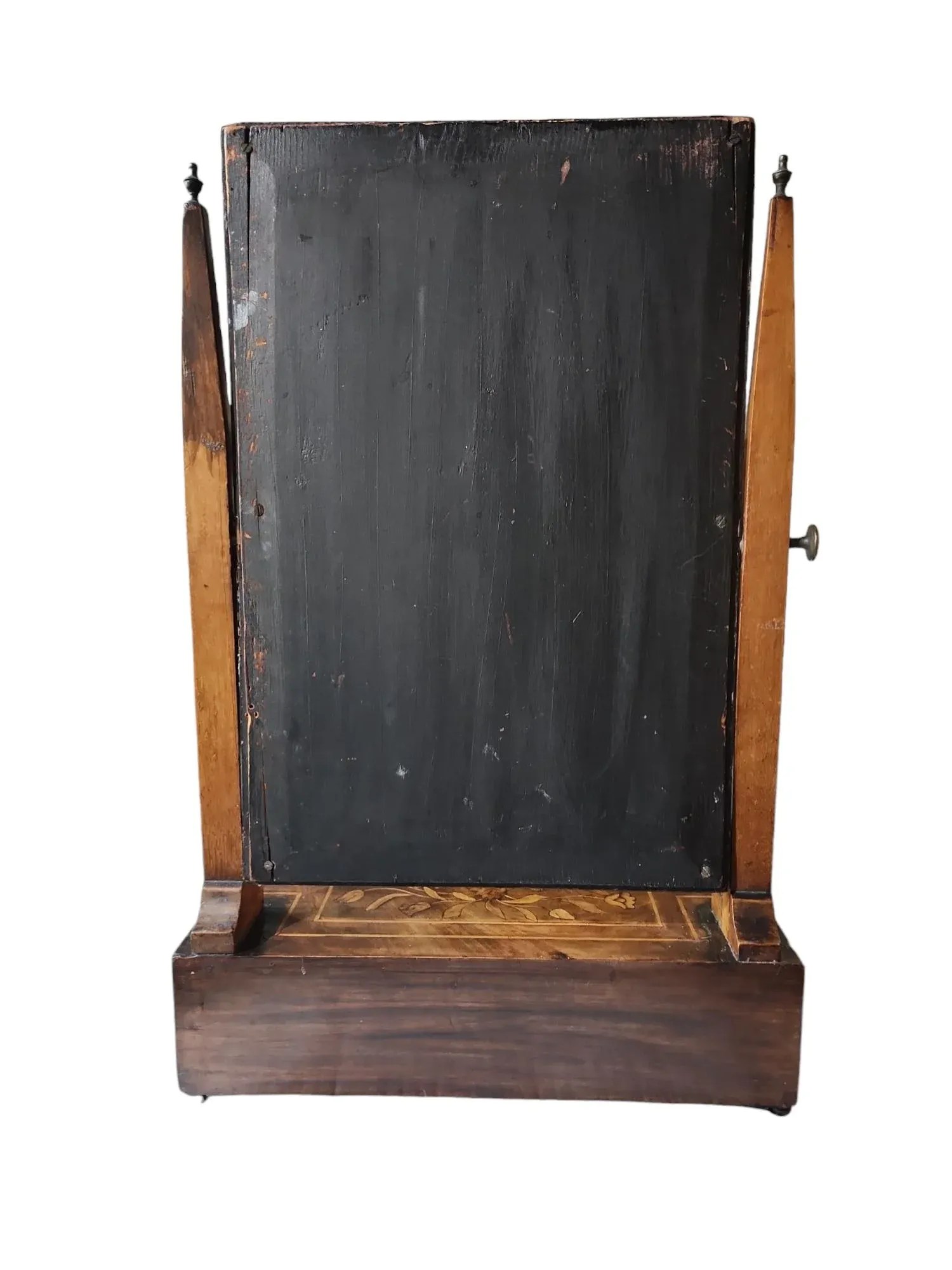 H. Mawer & Stephenson Toilet Mirror Walnut Marquetry