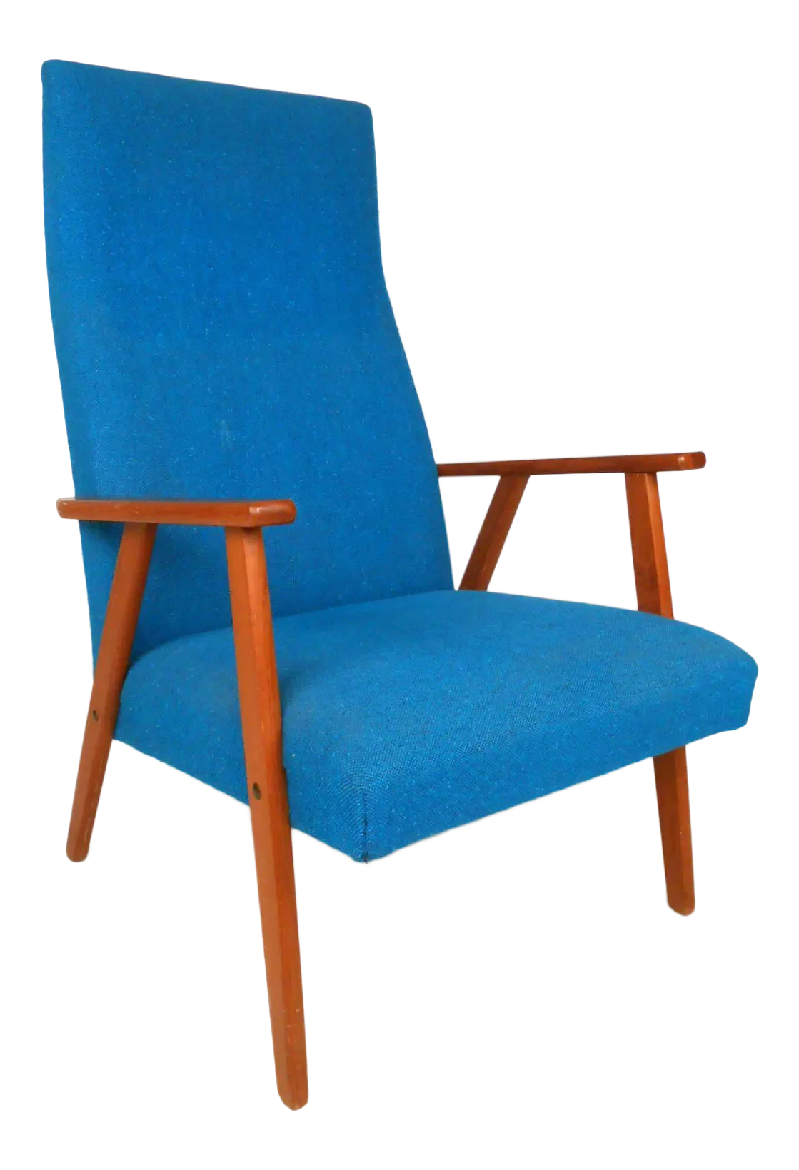 Scandinavian Modern High Back Armchair Chairish