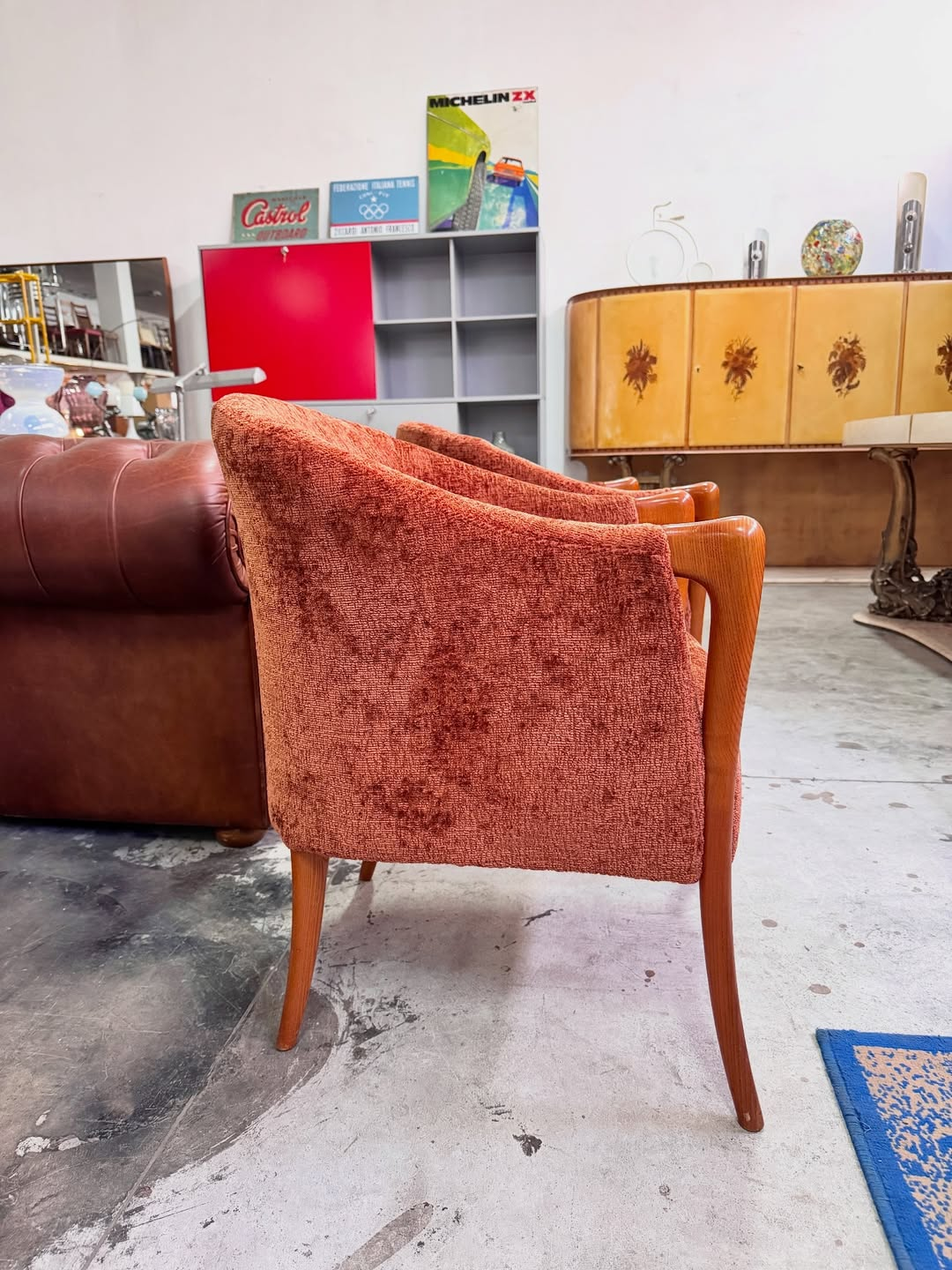 【②】 Italian Armchairs from Giorgetti, Early 1950s, Set of 2
