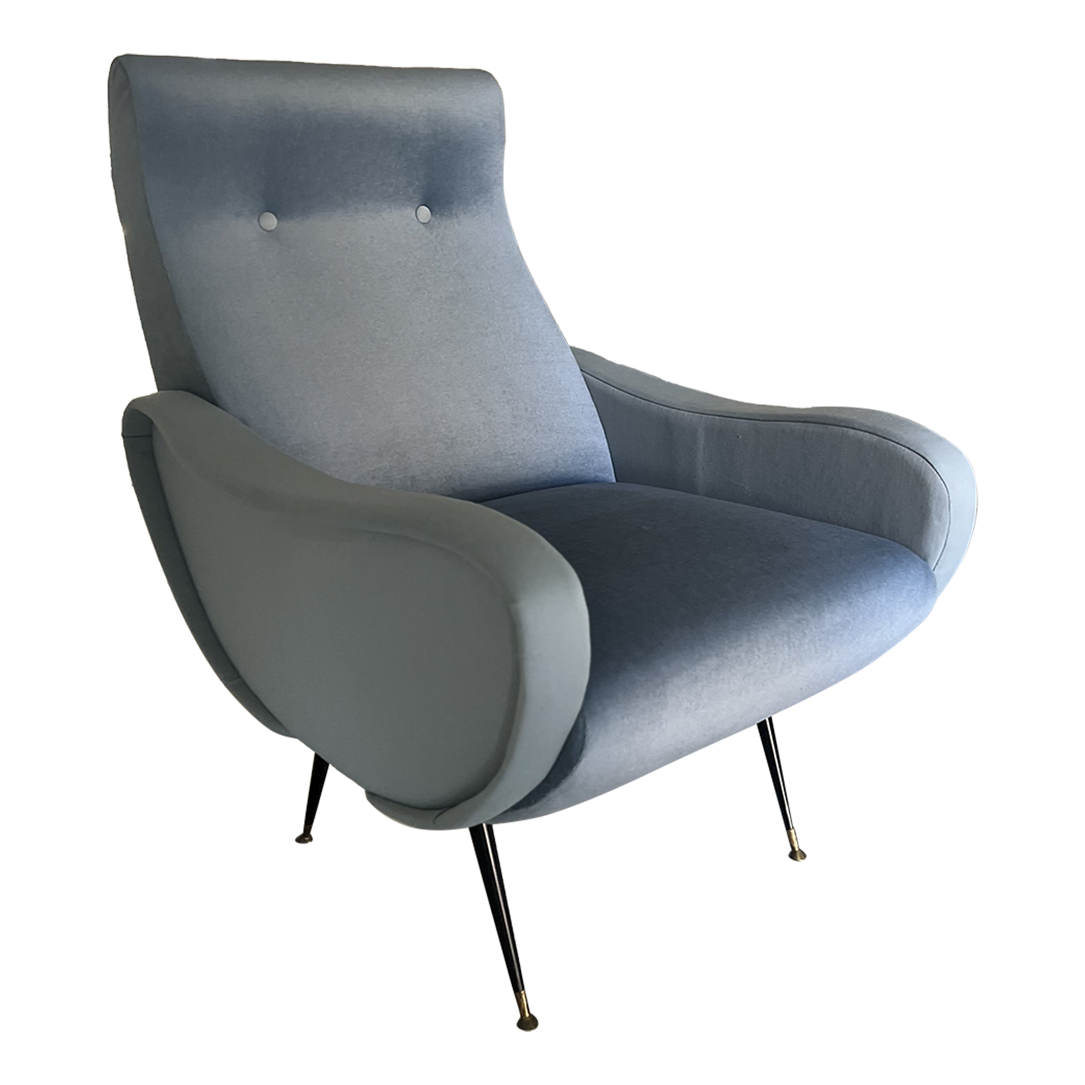 Mid 20th Century Marco Zanuso Style Lounge Chair Chairish